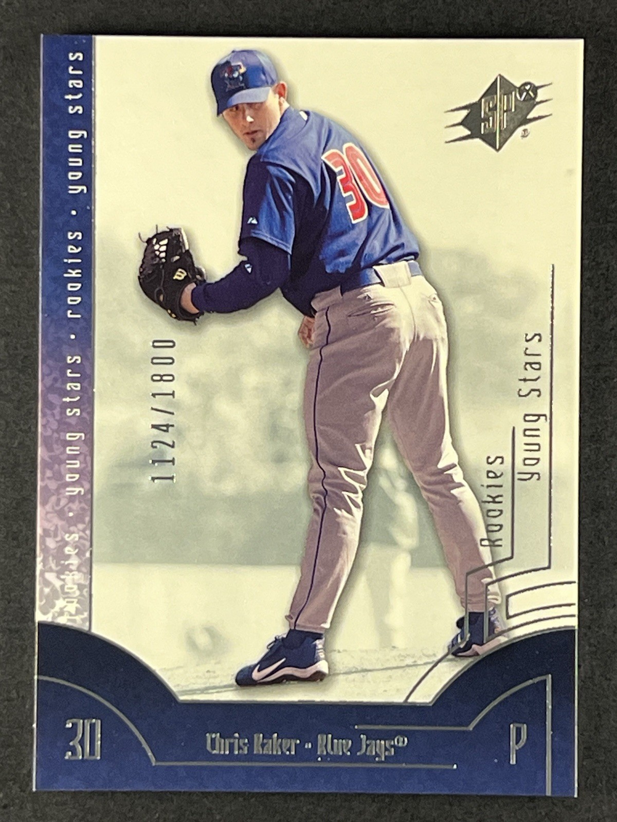 Chris Baker #97 RC 2002 SPx – Young Stars /1800 Toronto Blue Jays