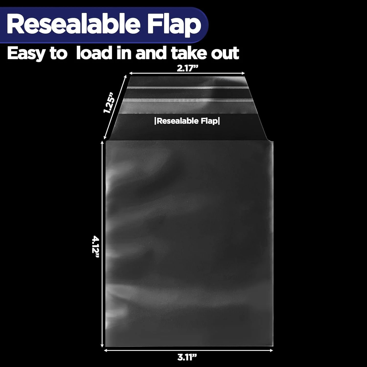 Top Loader Sleeves, Bulk 100/200 / 400 PCS Penny Sleeves for Top Loaders, Reseal