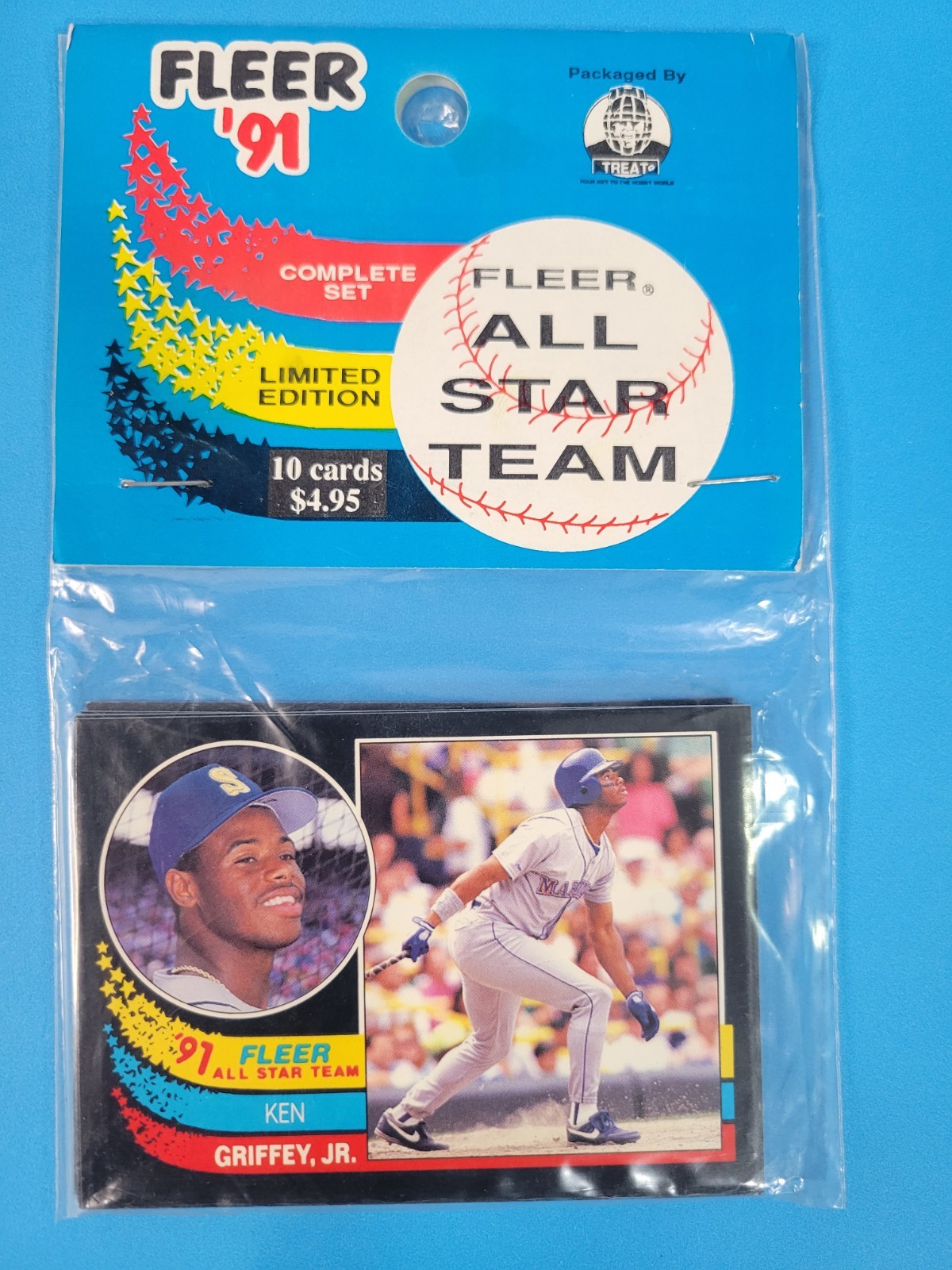 1991 Fleer MLB All Star Team Unopened Factory 10-card Set Ken Griffey Bonds