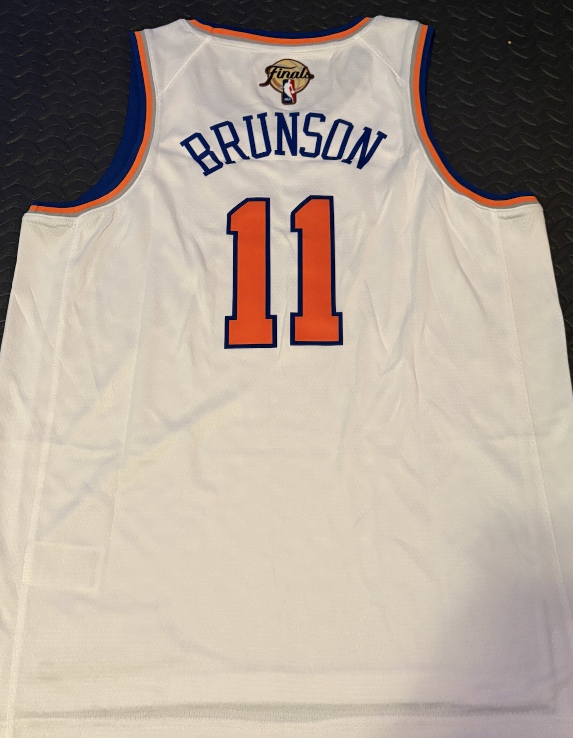 Jalen Brunson 2026 NBA Finals New York Knicks White Jersey Mens XL Size 52