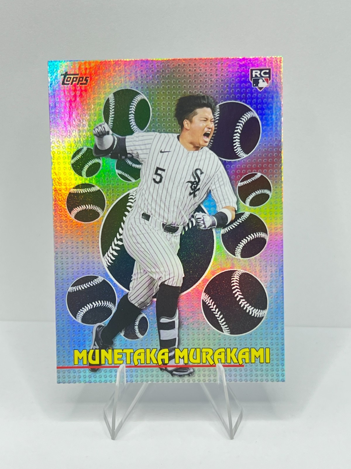 2026 Topps Titans of the Game #TOG28 Munetaka Murakami RC Rainbow Foil White Sox