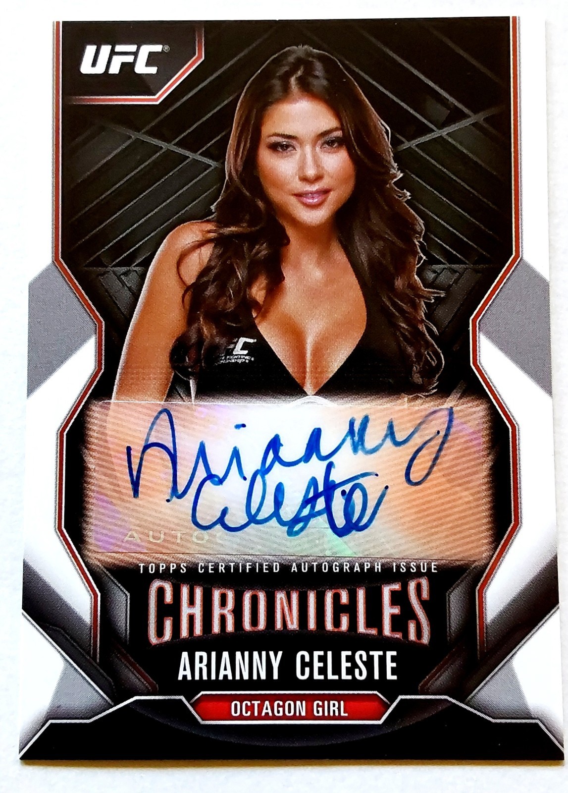 2015 Topps UFC Chronicles Arianny Celeste Autograph Octagon Girl #CA-AC