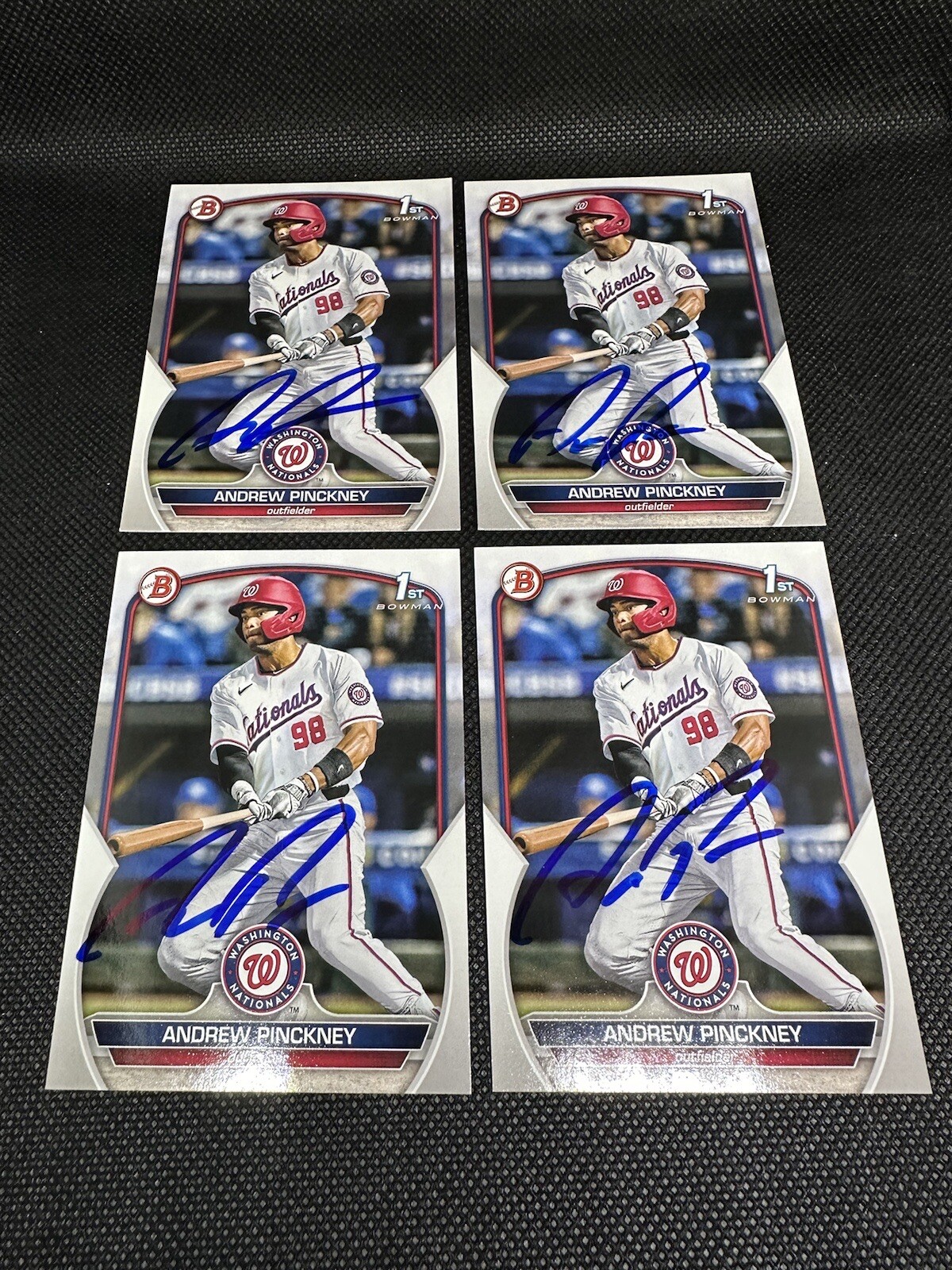2023 Bowman Draft Andrew Pinckney Signed IP Auto 1st Paper #BD-40 Nationals