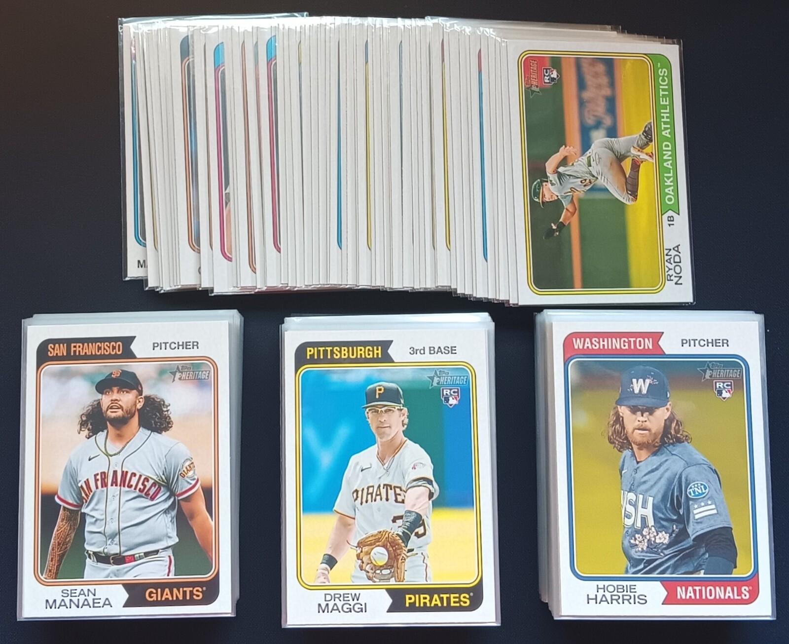 2023 Topps Heritage High Number Complete Set #501-700