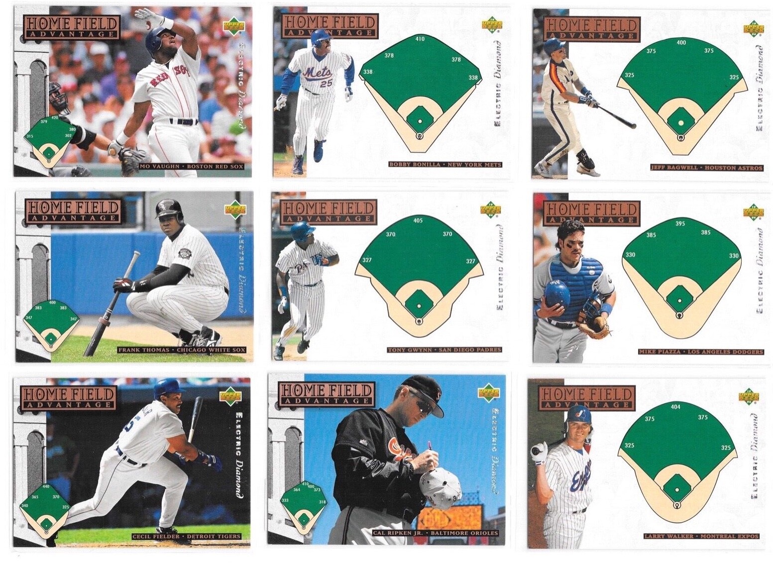 1994 Upper Deck Electric Diamond Baseball Trading Cards Choose #s 15-550 / bx