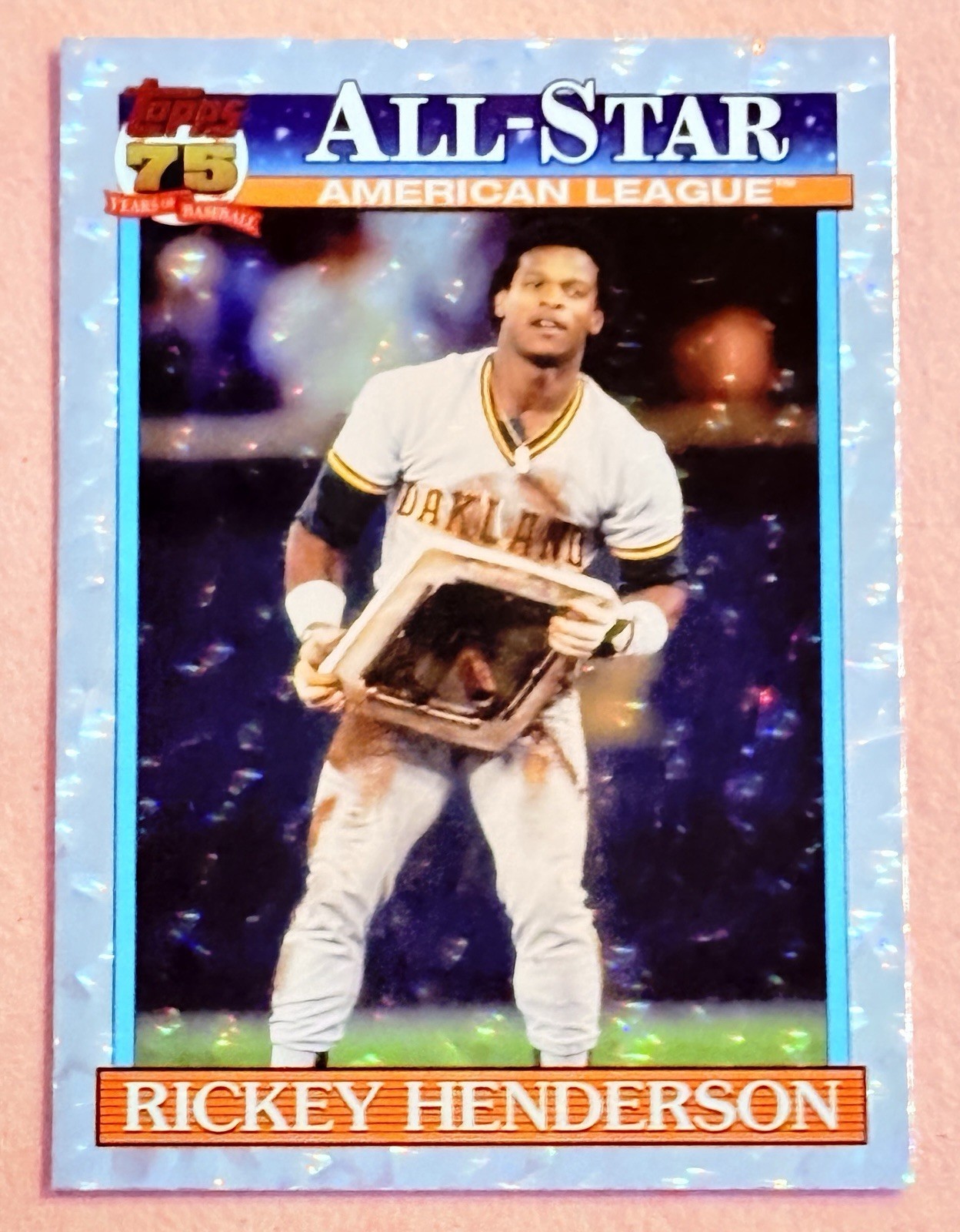 2026 Topps Series 2 – 1991 Topps All-Stars Rickey Henderson #91AS-10 Crackle
