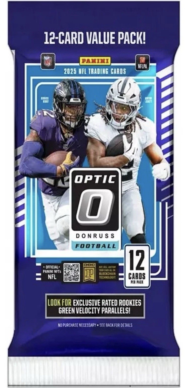 2025 Panini Donruss Optic Football Value Pack (1) ONE Pack Fat Pack