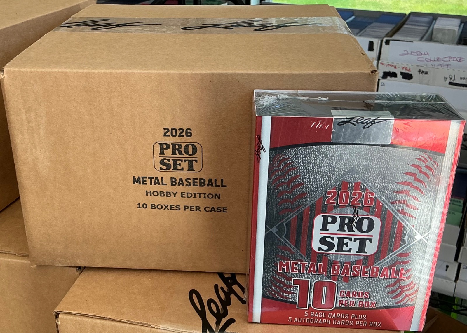 2026 Leaf Pro Set Metal Baseball Hobby Box Factory Sealed New