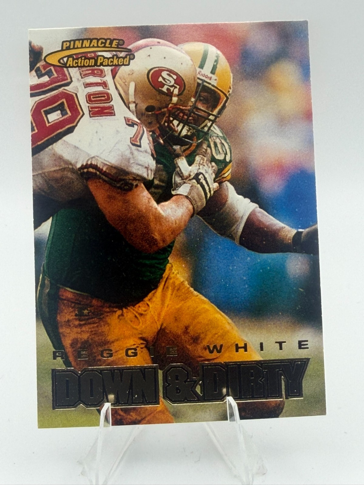 1997 Pinnacle Action Packed Football – Reggie White #120