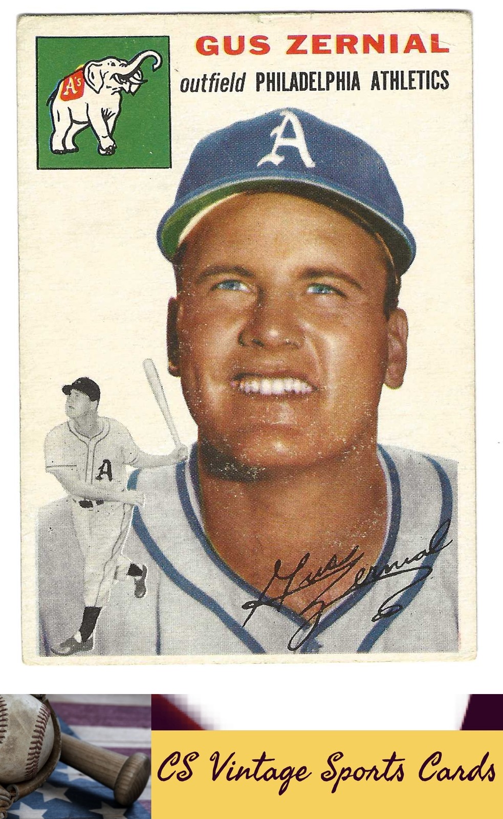 1954 Topps #2 Gus Zernial