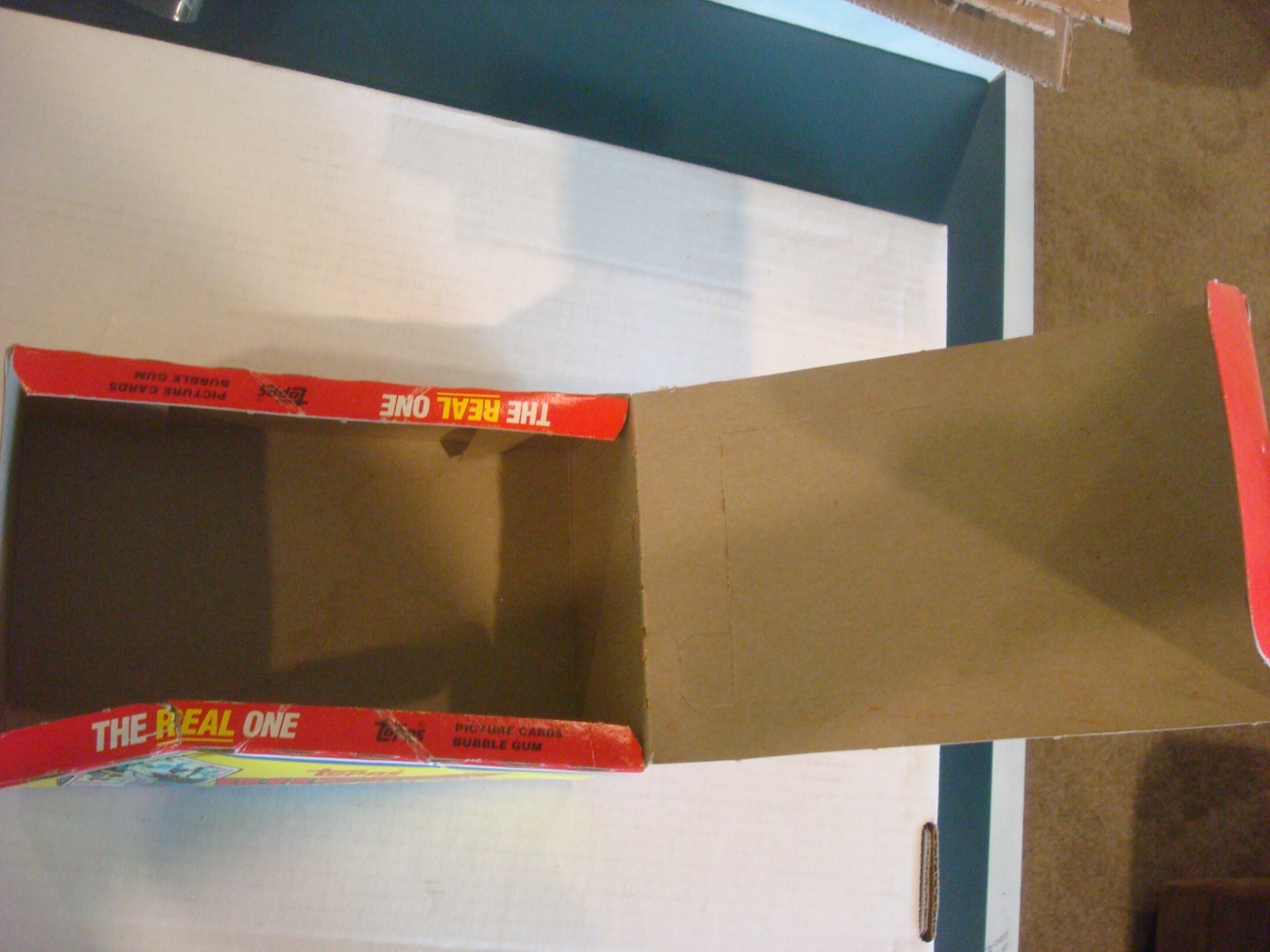 1983 Topps Baseball “MICHIGAN TEST PACK” DISPLAY BOX – EMPTY – BEAUTIFUL – RARE