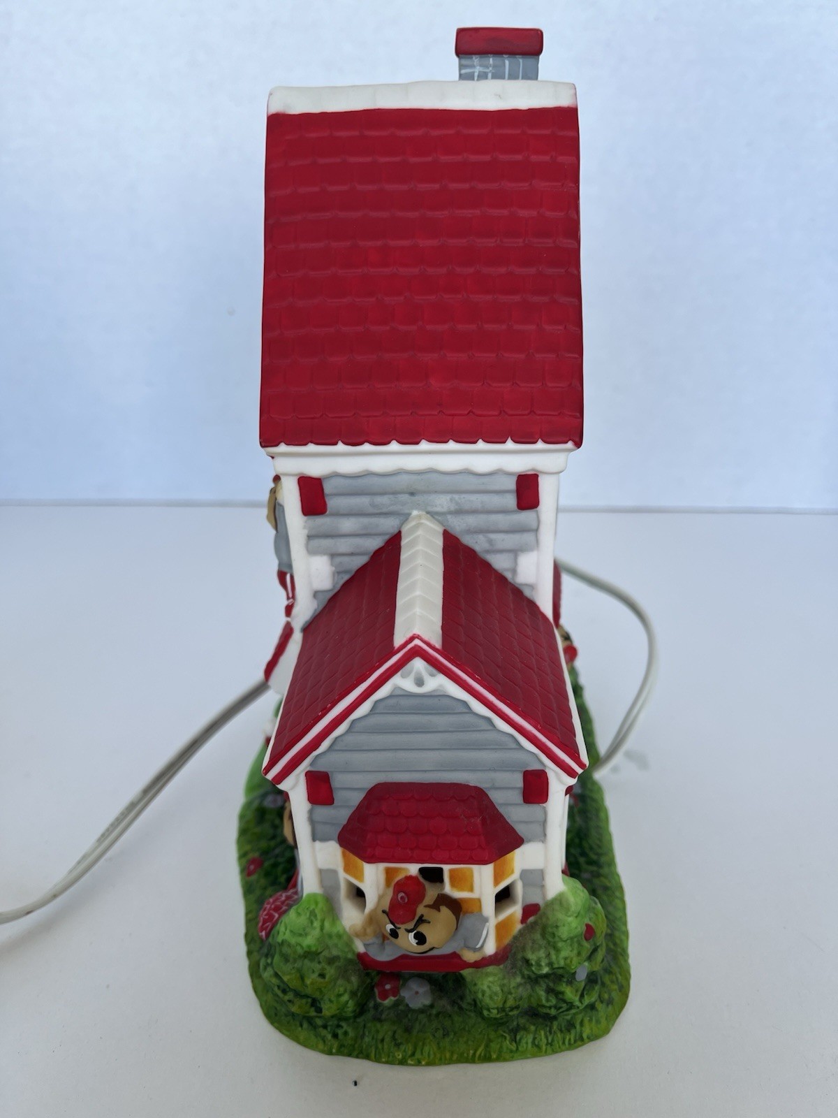 2003 Slavic Treasures Ohio State University Mascot Lighted Porcelain House