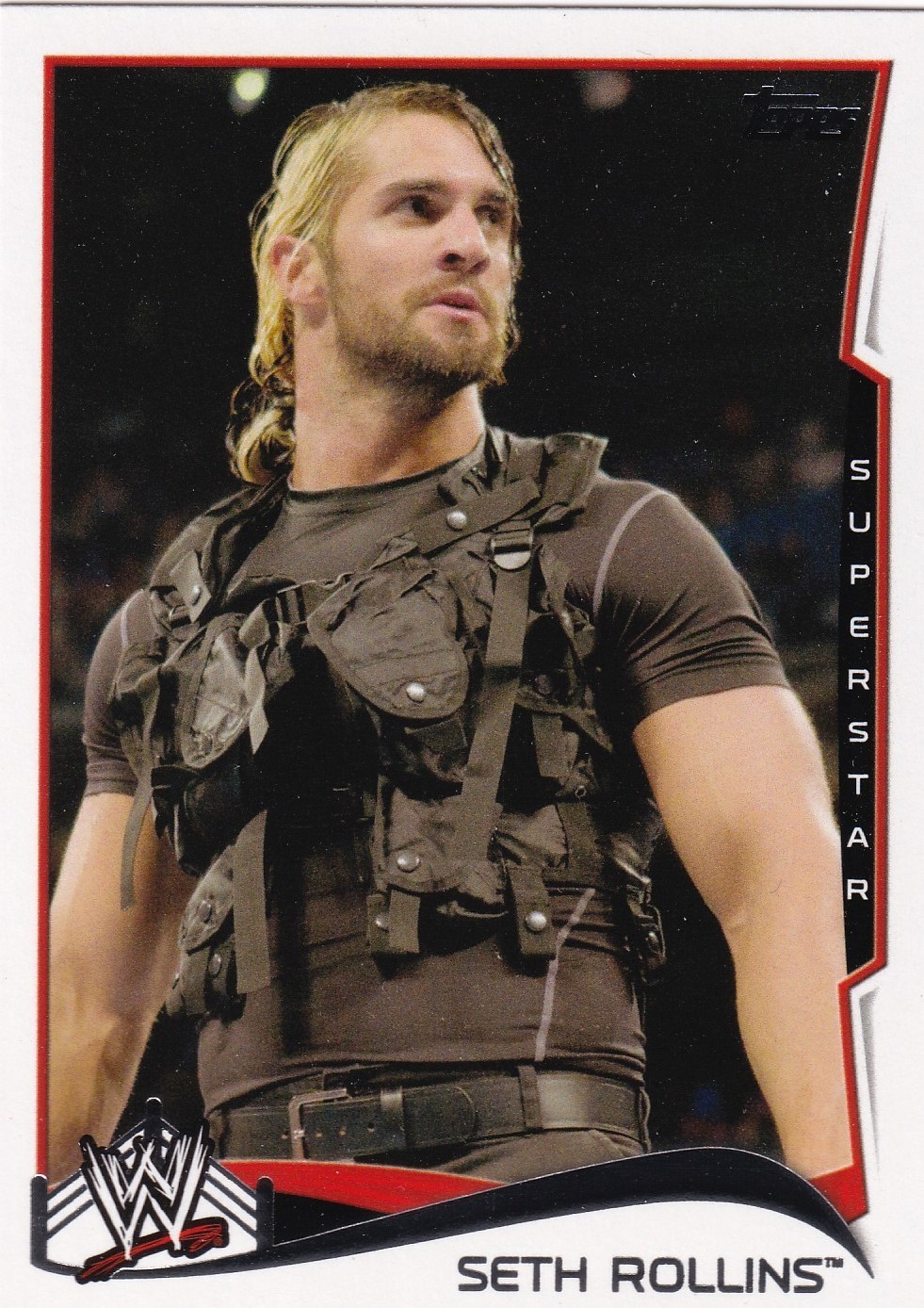 Seth Rollins 2014 Topps WWE Card #46 NXT FCW ROH Wrestlemania Superstar Legend