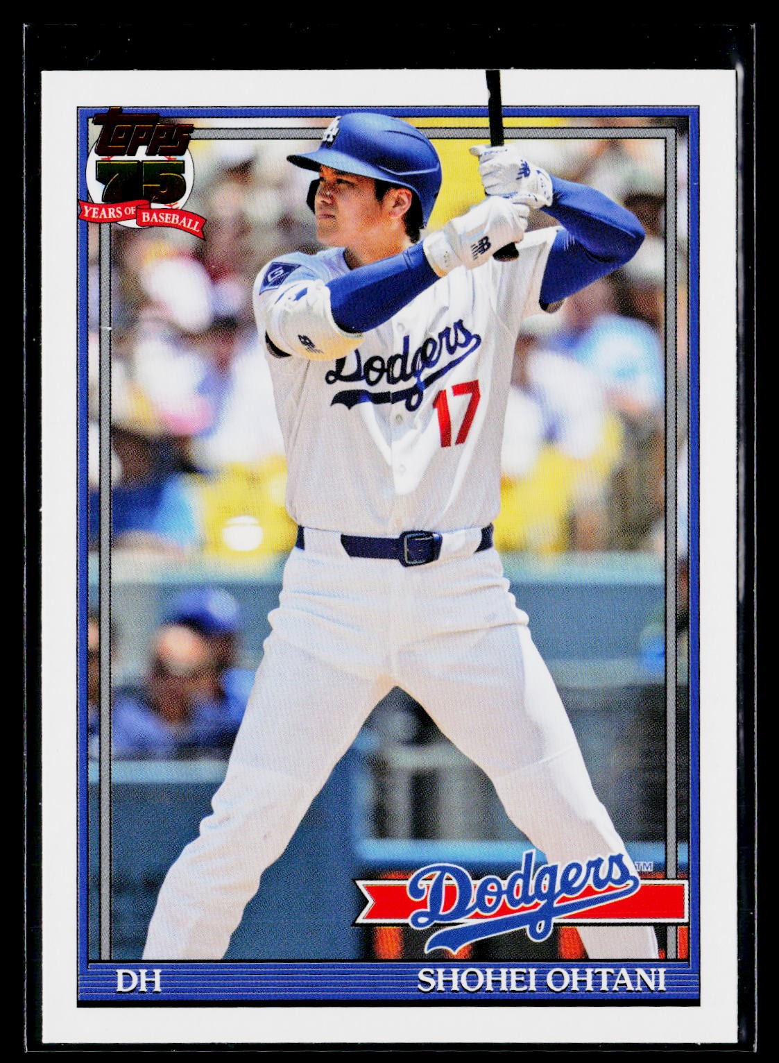 2026 Topps Series 2 #91B2-1 Shohei Ohtani 1991 75th Dodgers