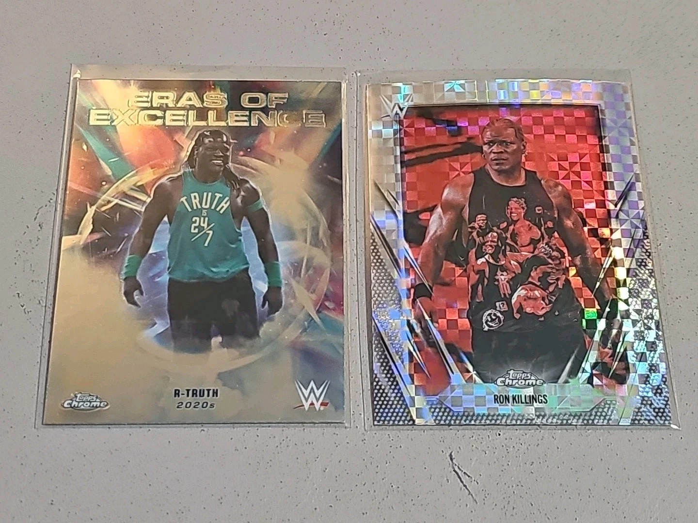 2026 WWE 6 cards ErasOfExcellence/X-fractor Shawn Michaels R-Truth Jey Uso *90
