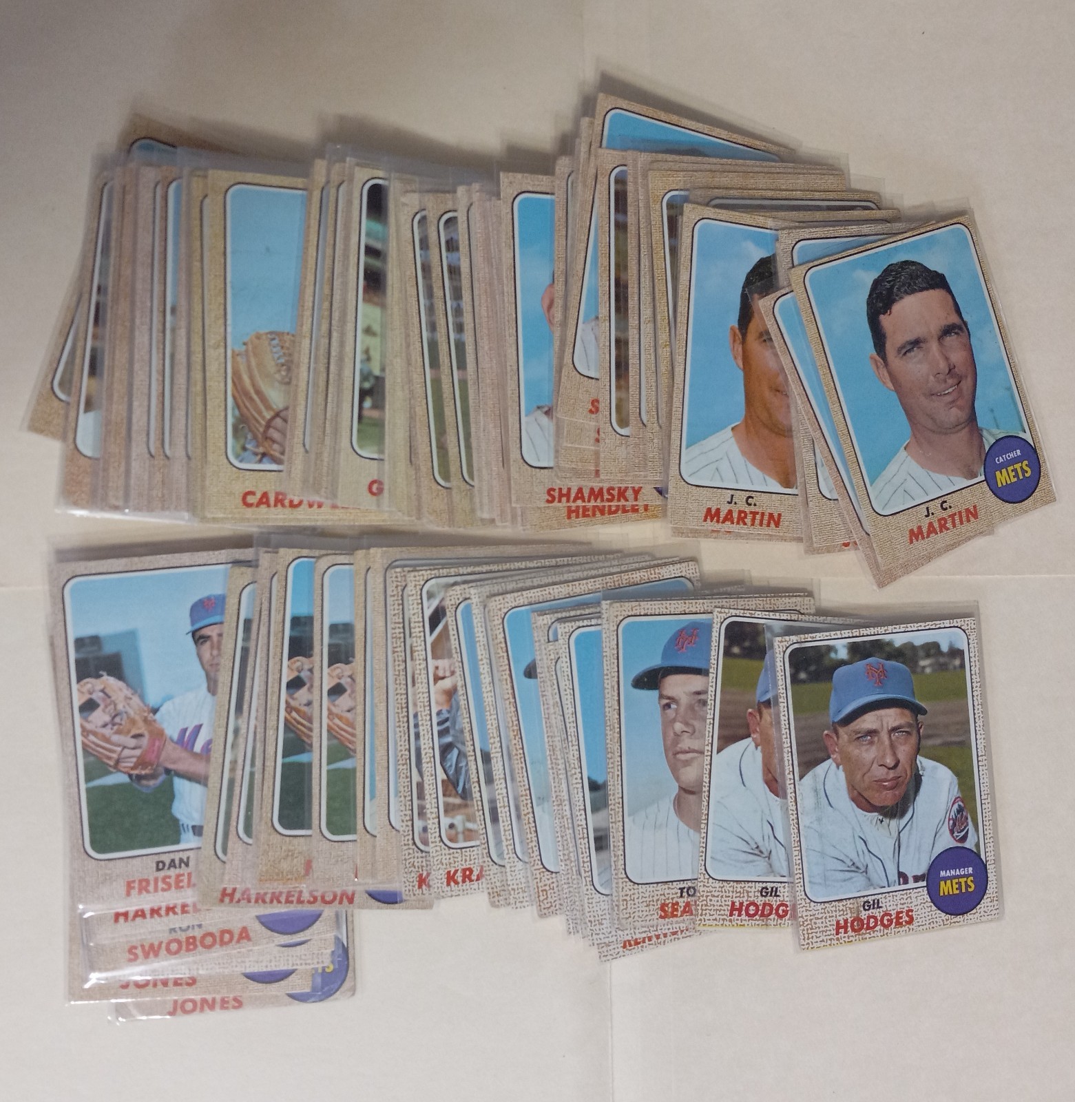 1968 New York Mets Baseball Cards – 95 Cards Total – All Mets
