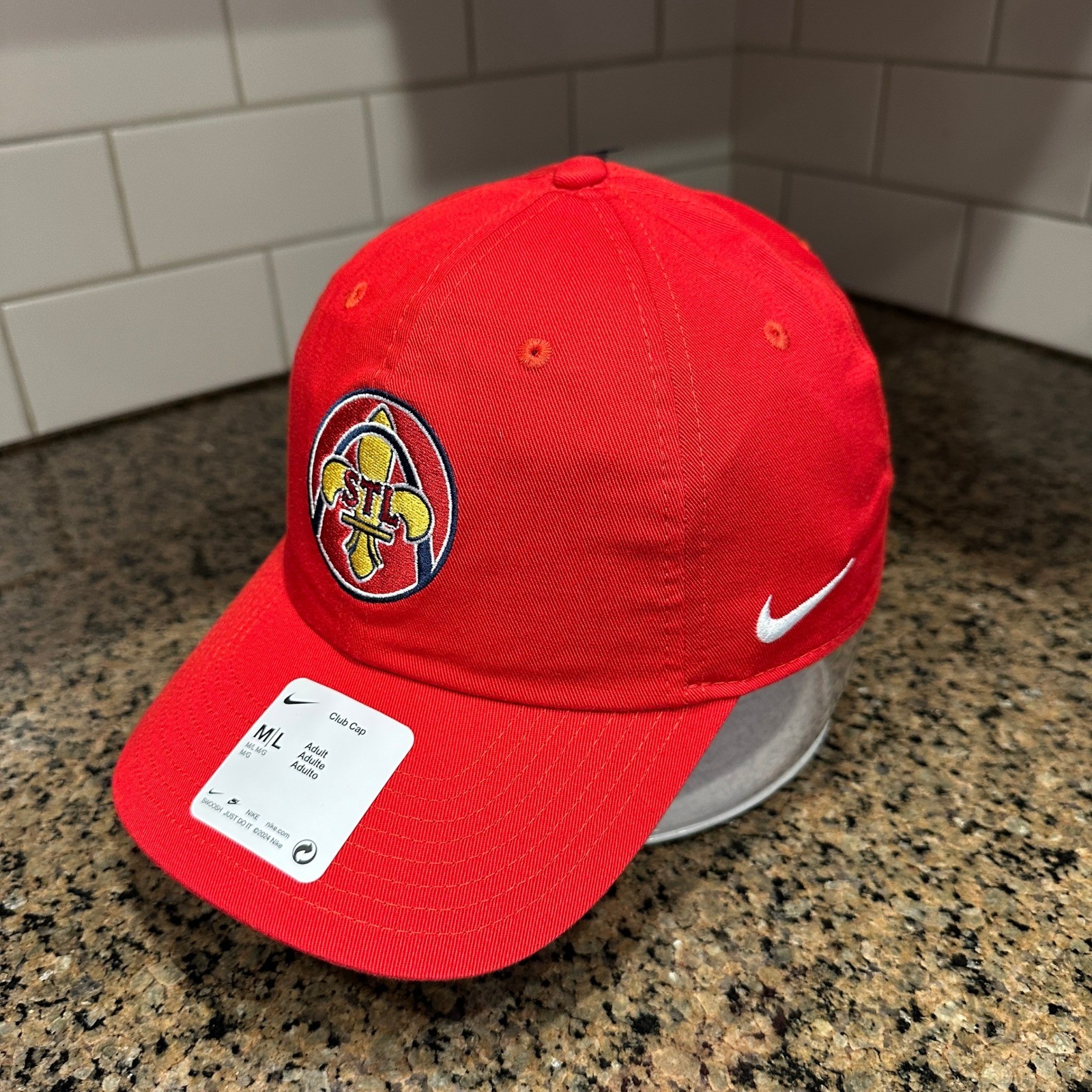 St. Louis Cardinals Nike Club City Connect Cap Hat Red M/L Cotton New