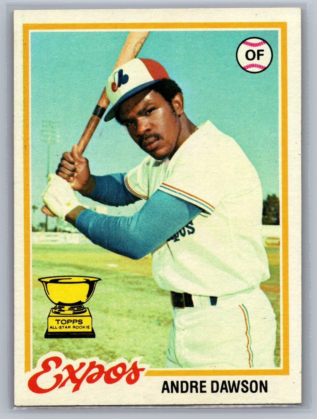1978 Topps – Andre Dawson #72 Gold Cup – HOF EX-MT *TEXCARDS*