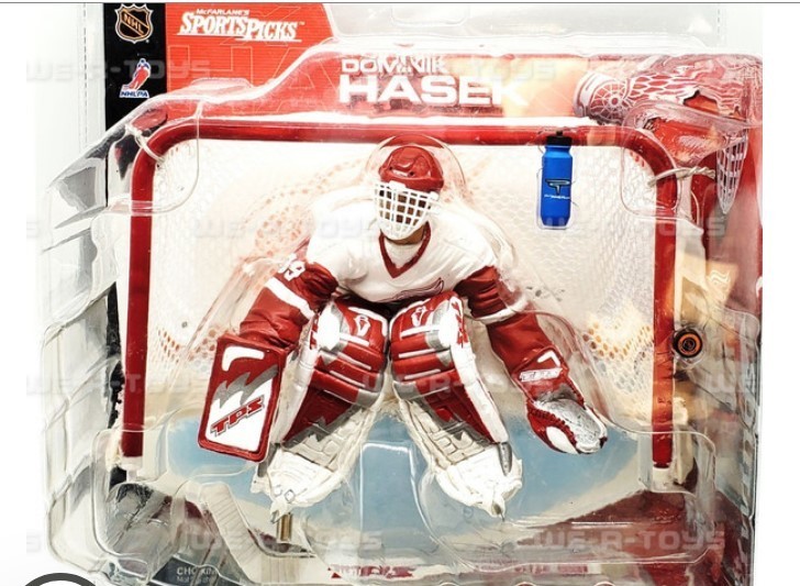 Dominik Hasek – NHL Detroit Red Wings – Action Figure McFarlane 2001 Serie 2 New