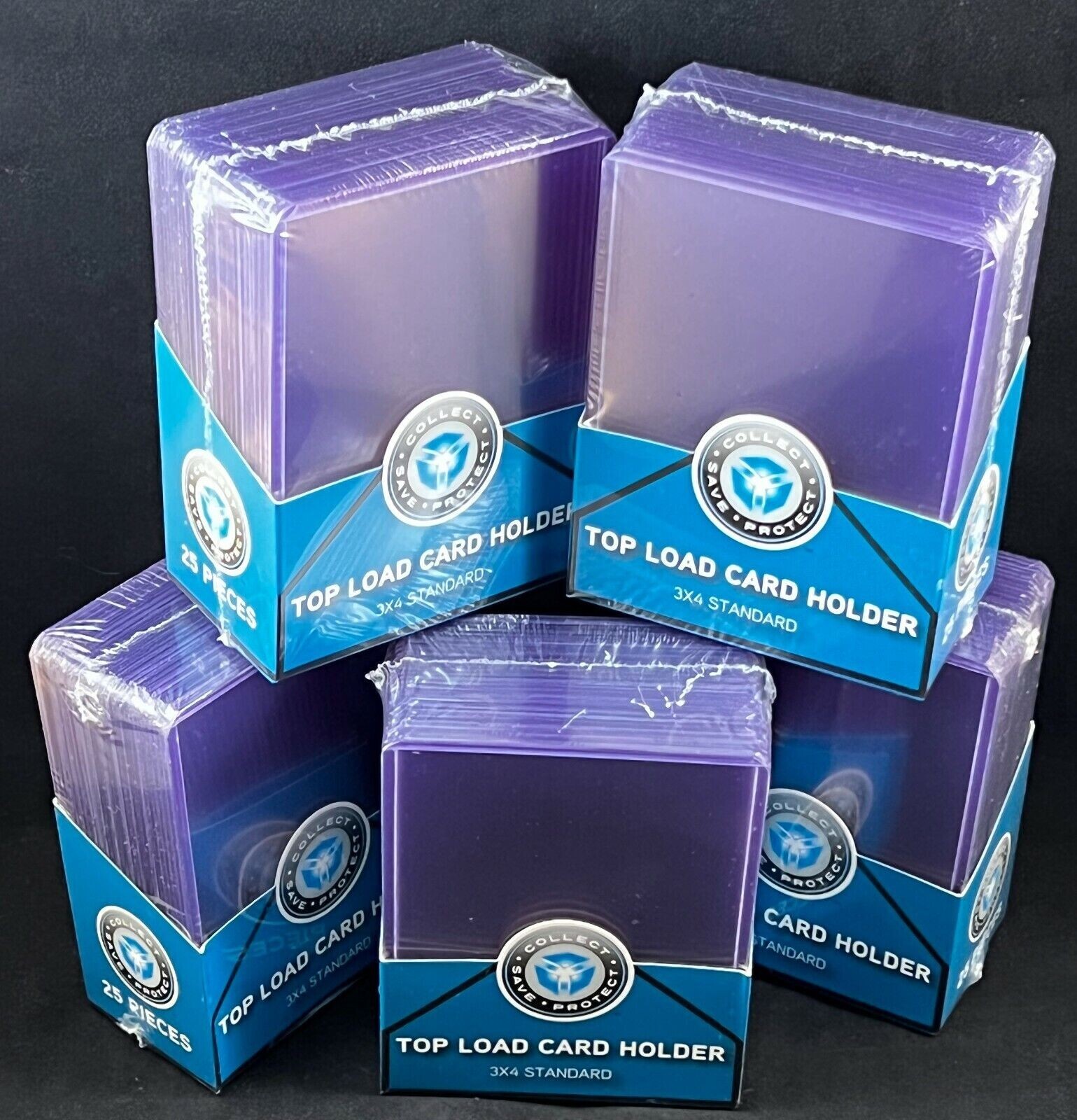 1000 COLLECT*SAVE*PROTECT Top Loaders Standard 3×4 Regular Card + 1000 SLEEVES