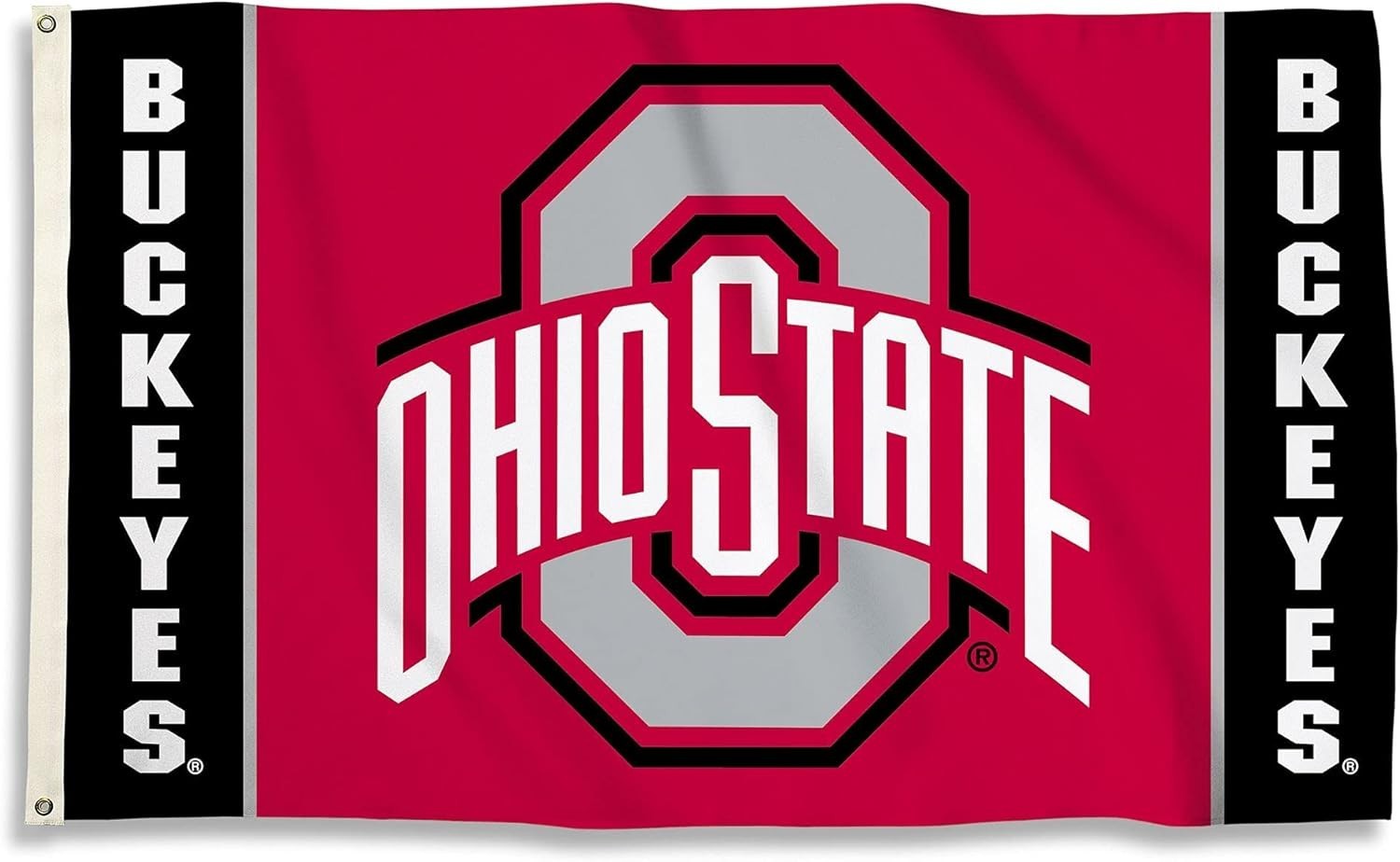 Ohio State Buckeyes Flag 3×5 ft Banner NCAA Football Outdoor Red Large