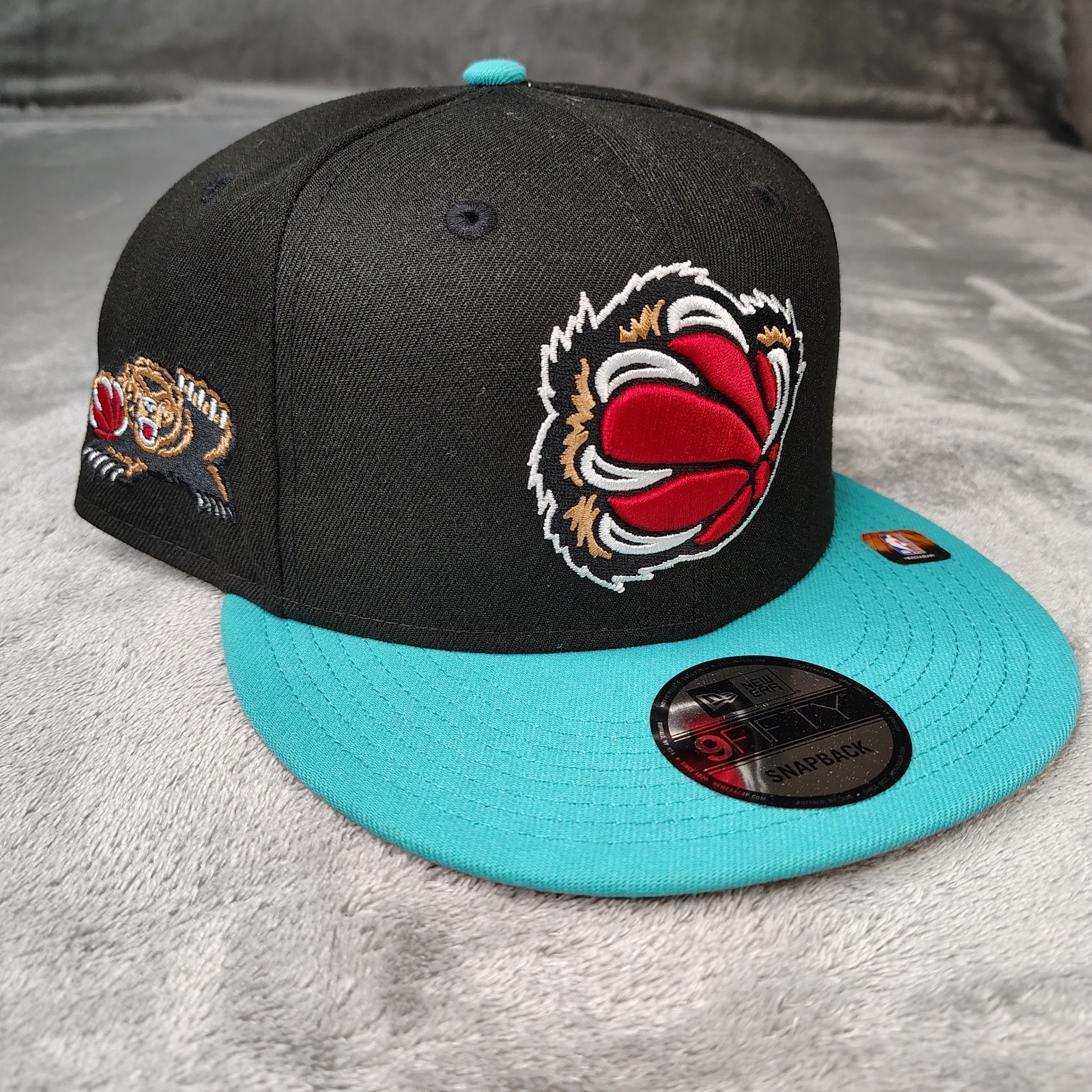 New Era Memphis Grizzlies Classic Edition Snapback Hat Cap 9Fifty Black Mens NWT