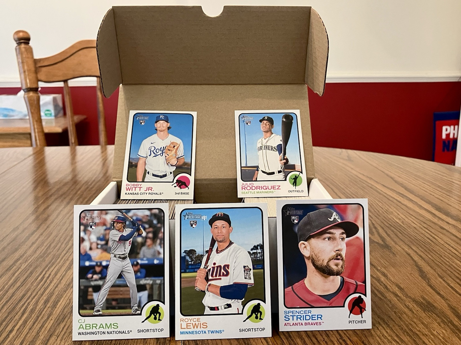 2022 Topps Heritage High Number Complete Base Set 501-700 Witt J-Rod Strider