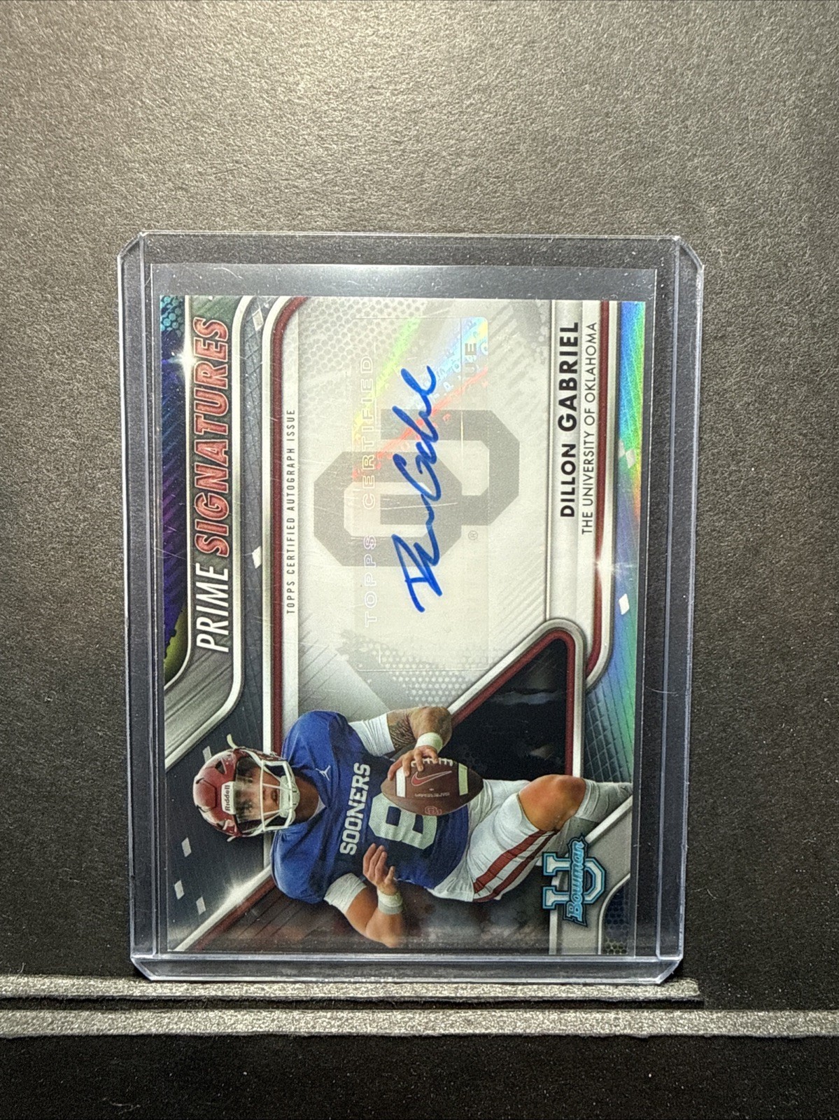 2022 Bowman University Chrome Prime Chrome #PCS-DG Dillon Gabriel Auto /50