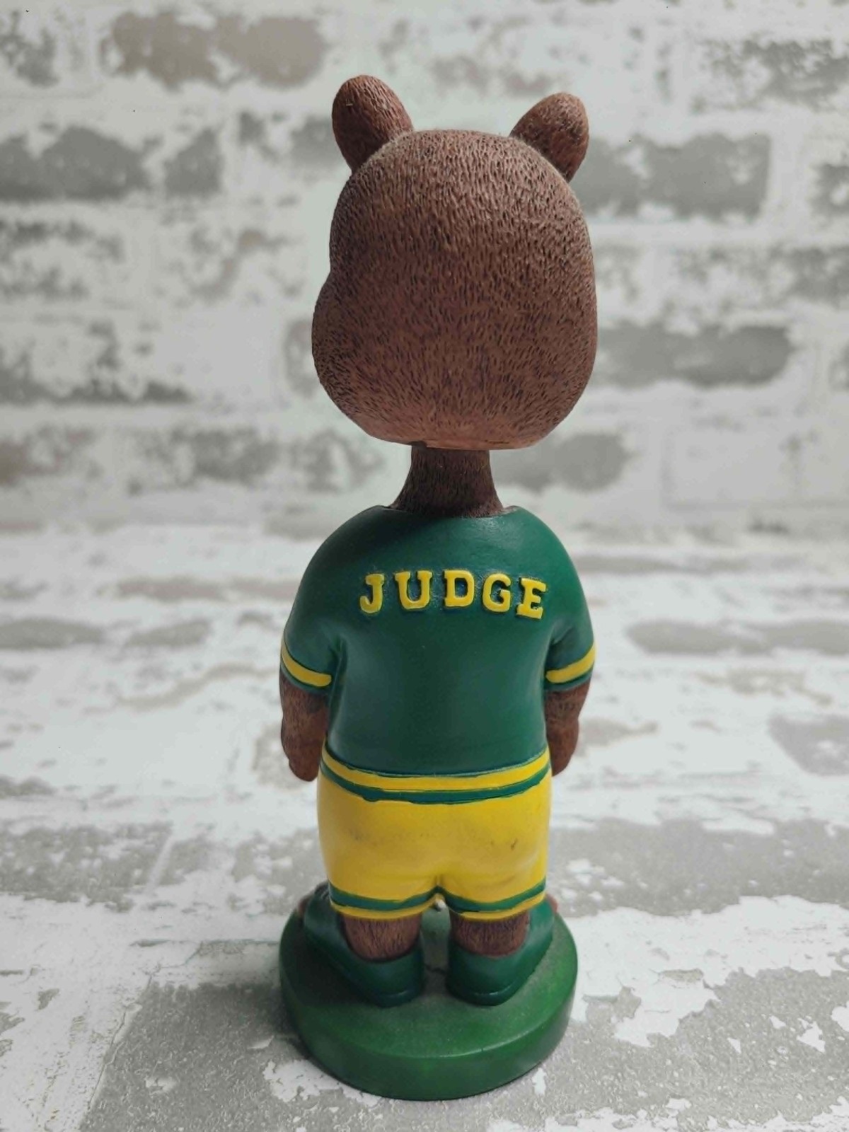 Baylor Bears THE JUDGE Mascot 2002 Bobblehead SGA sponsored by Dr. Pepper Cefco