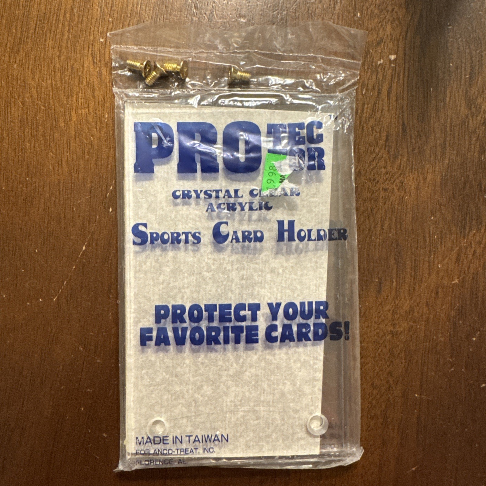 1 Vintage 4 Screwdown Recessed Sports Card Holder