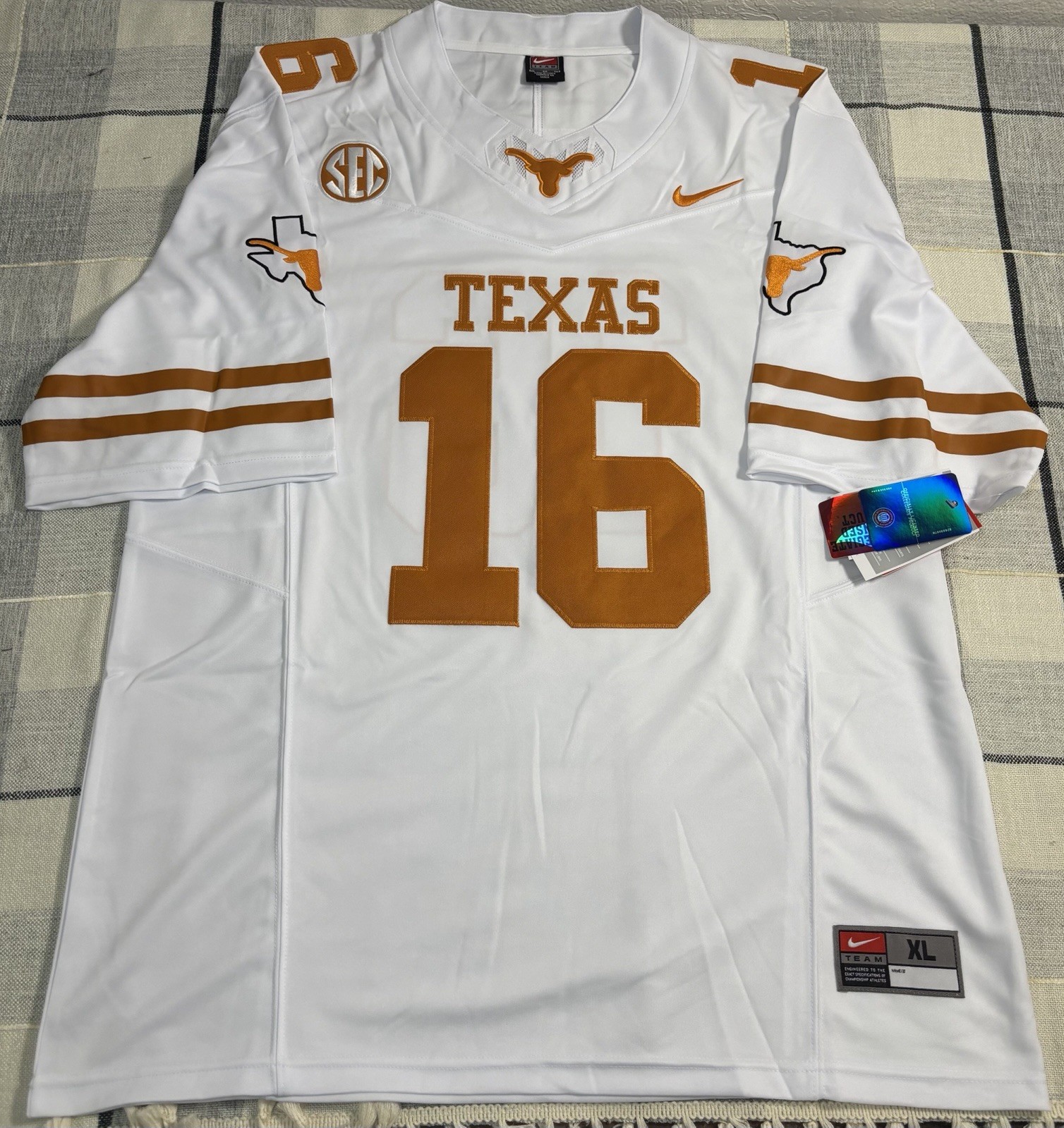Arch Manning Texas Longhorns Jersey Men’s Size! Ships same day!