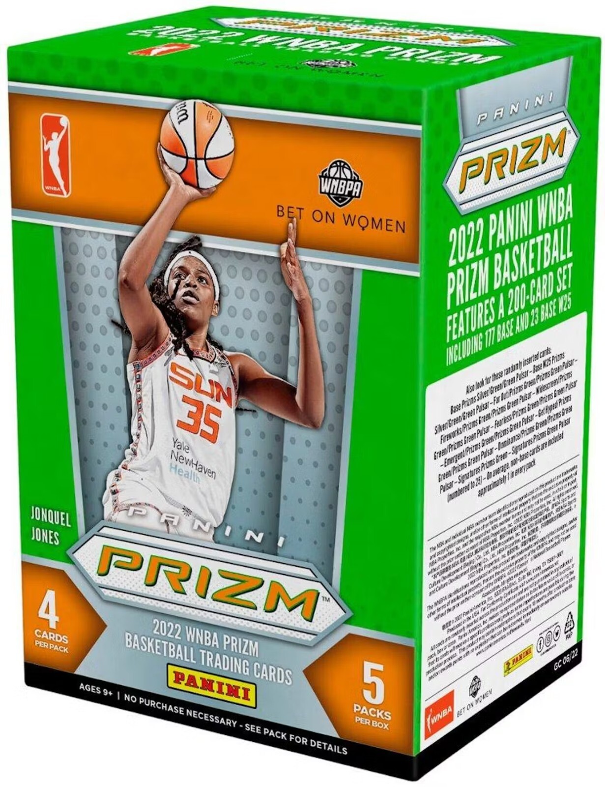 2022 Panini Prizm WNBA Basketball Factory Sealed Unopened Blaster Box ~ 5 Packs