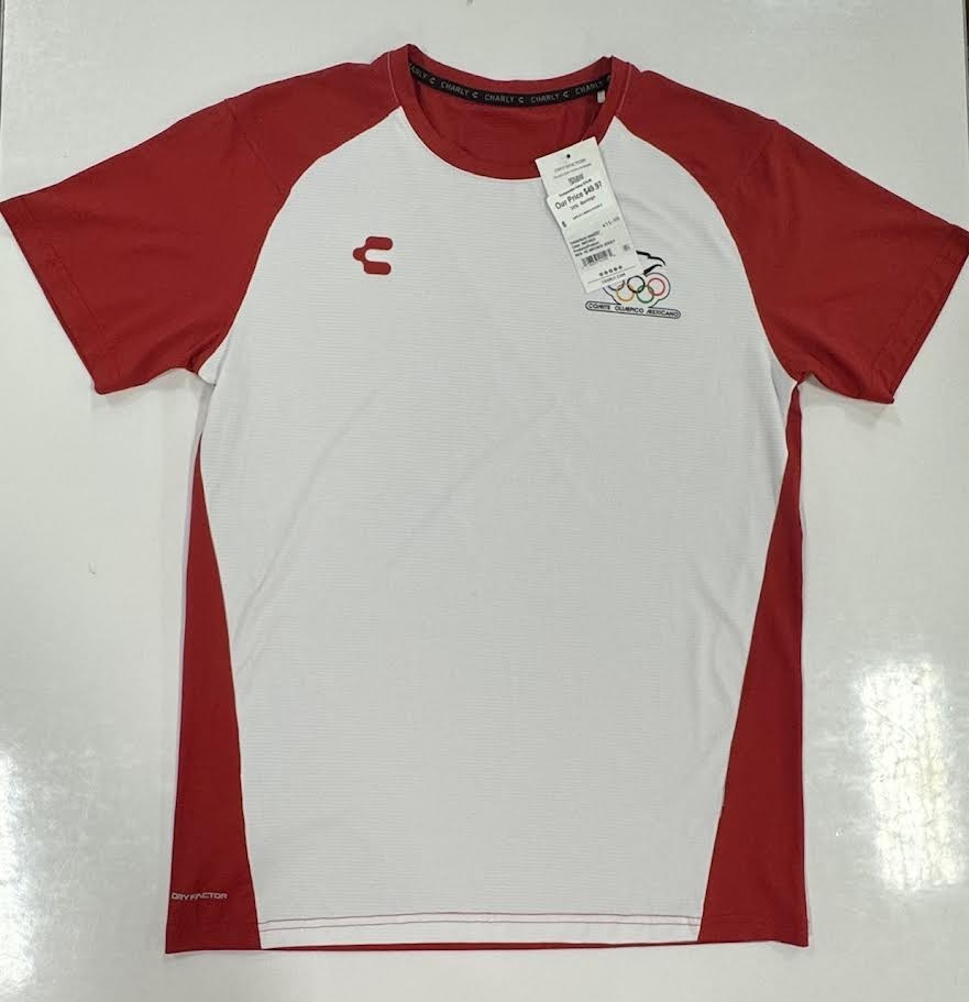 CHARLY ‘ UNISEX ADULT ‘ COMITE OLIMPICO MEXICANO TRAINING JERSEY ‘ LARGE ‘