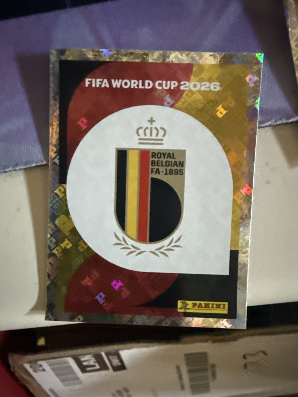 Panini FIFA World Cup 2026 Belgium Emblem