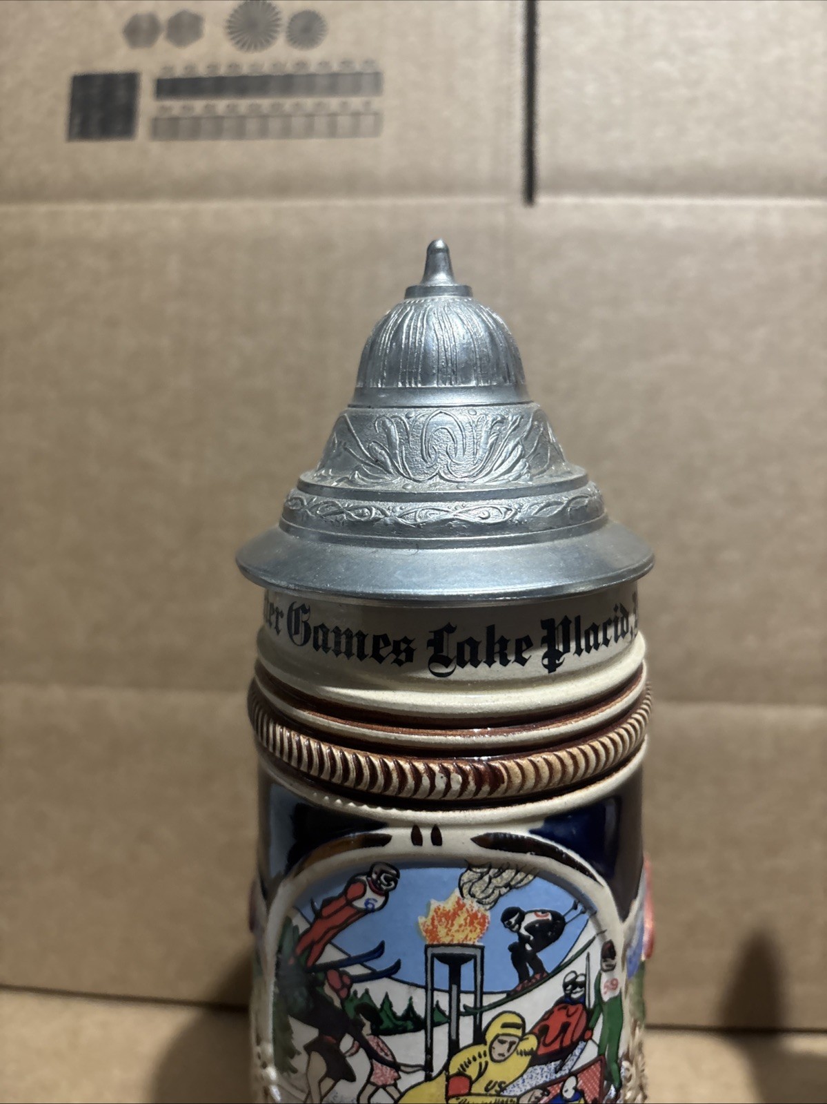 Lake Placid 1980 Winter Olympics German Mader’s Stein 1/7500 Eric Heiden – Qty 1
