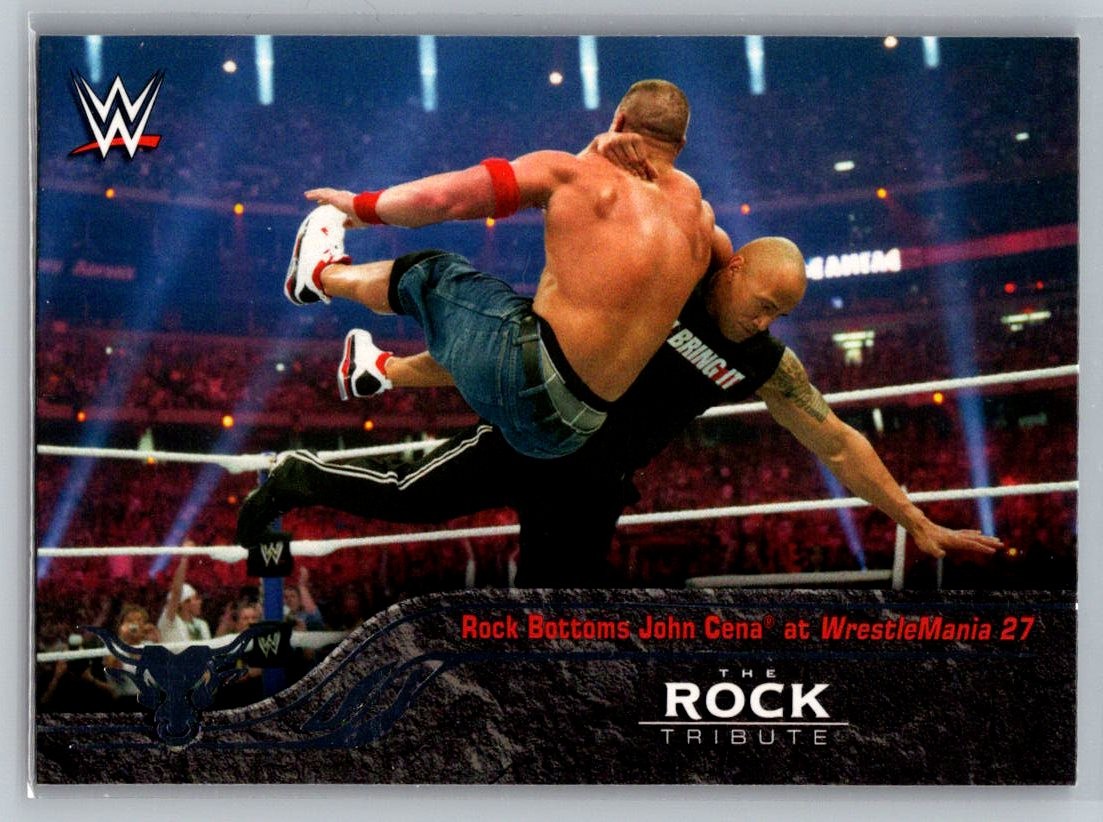 The Rock 2016 Topps WWE Heritage The Rock Tribute #28