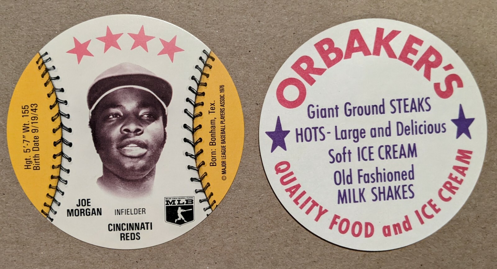 U Pick 1976 MSA Discs – Wiffle Crane Orbaker’s Isaly’s Dairy Isle – Near Mint