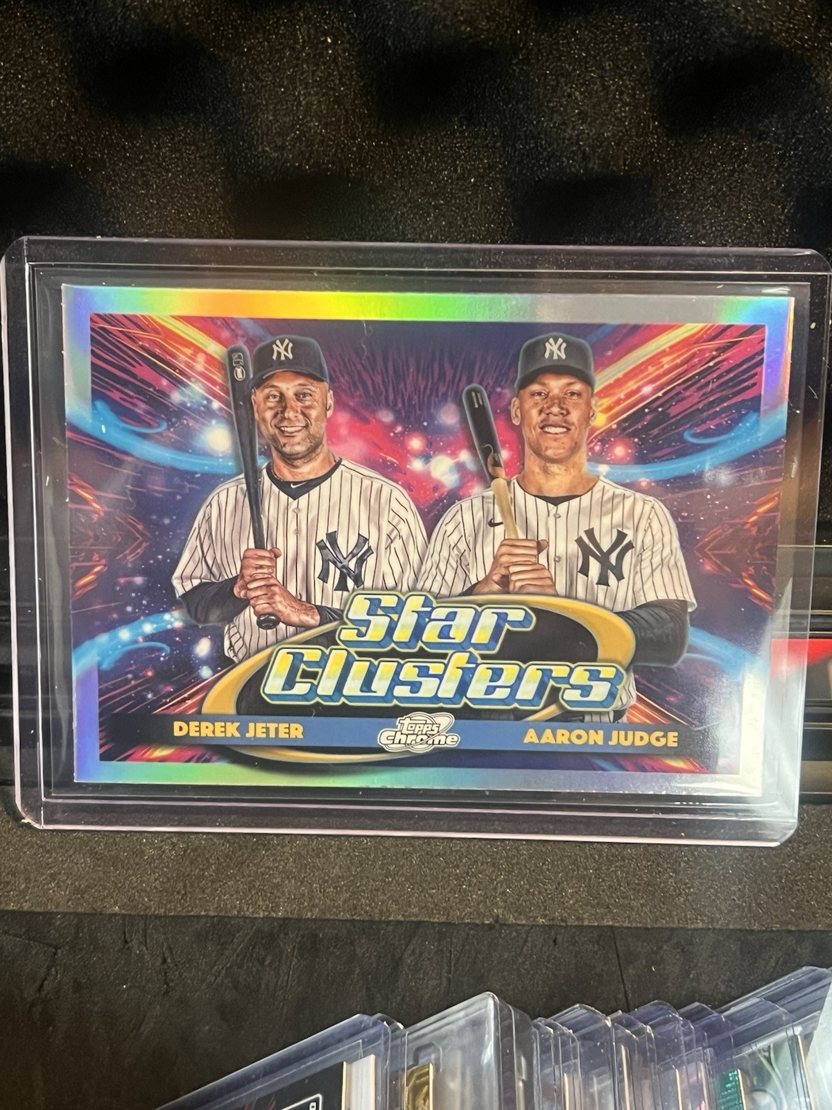 Topps 2025 Cosmic Chrome Aaron Judge Derek Jeter Star Clusters DSC-1 Yankees