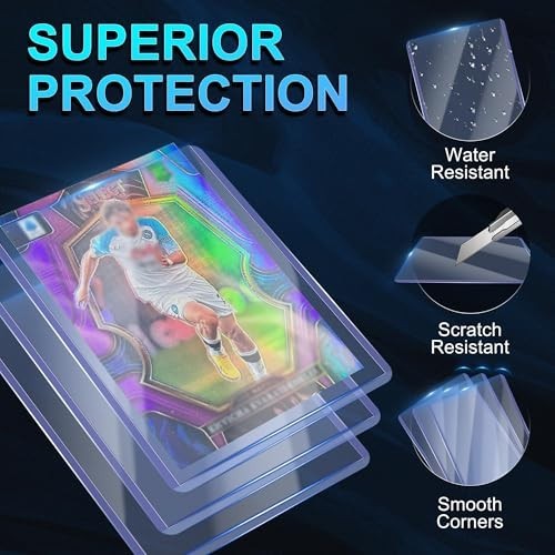 Card Sleeves 1000 Count Hard Plastic Protectors 3X4 Inches for Trading Sports