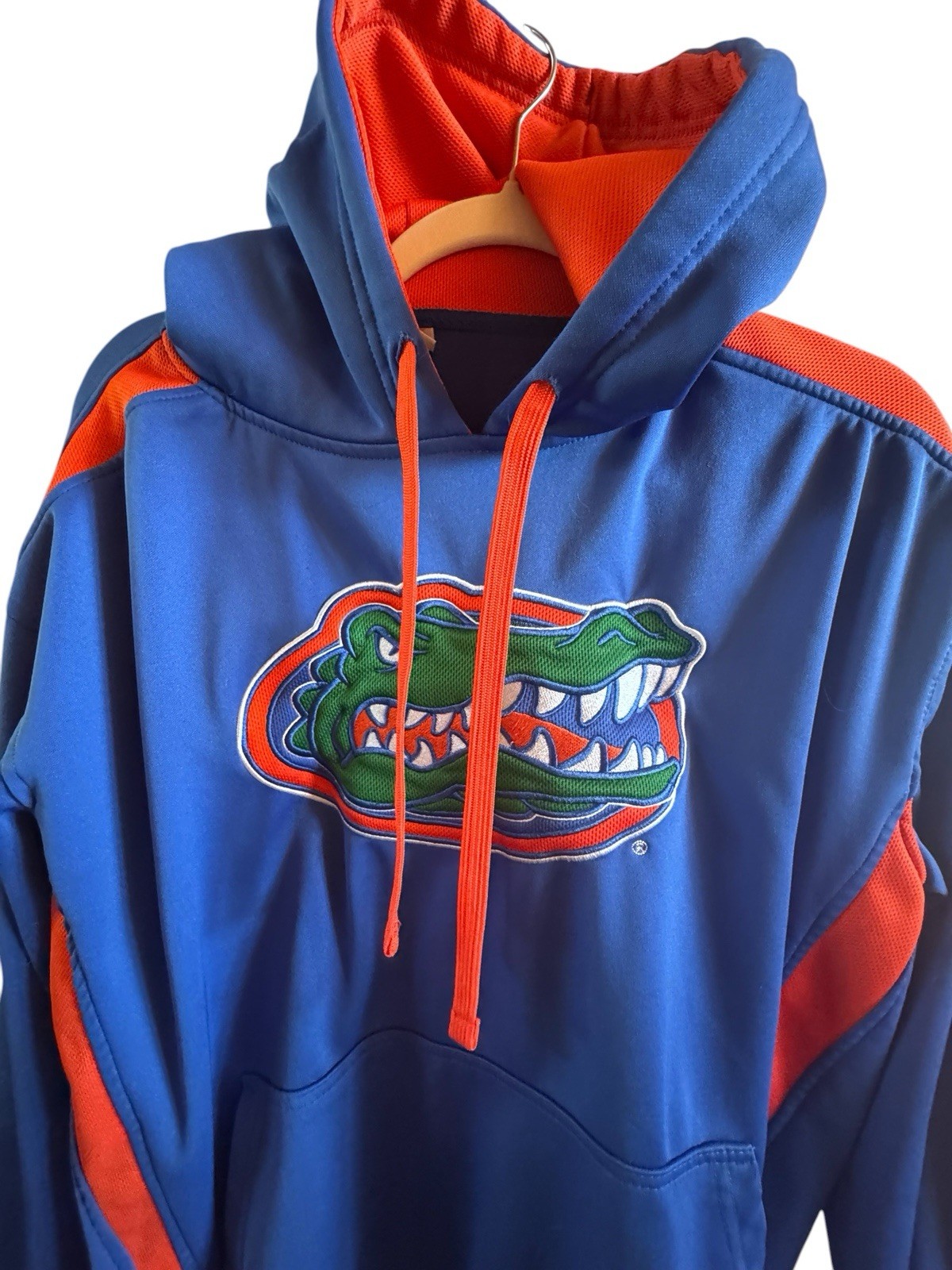 Pro Edge Florida Gators Blue Pullover Hoodie Men’s Sz XL Albert Alligator Logo