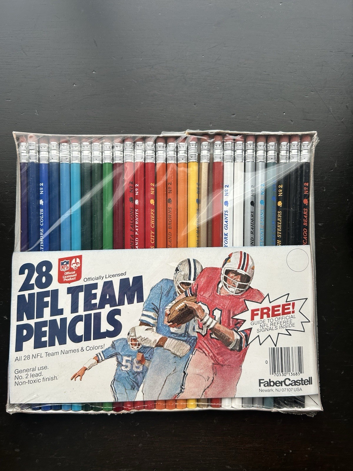 NFL 1970’s Faber Castell Team Pencils – Select Your Team **All NEW From Pack**