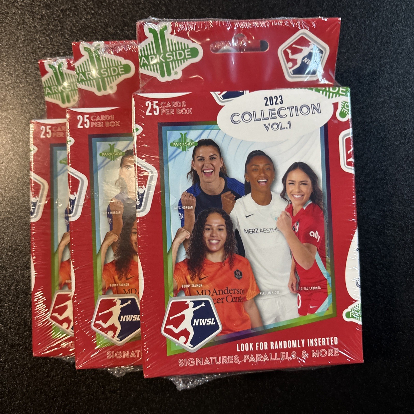 2023 Parkside NWSL Collection Vol. 1 (3 Hanger Boxes) Rookies Parallels Autos🔥