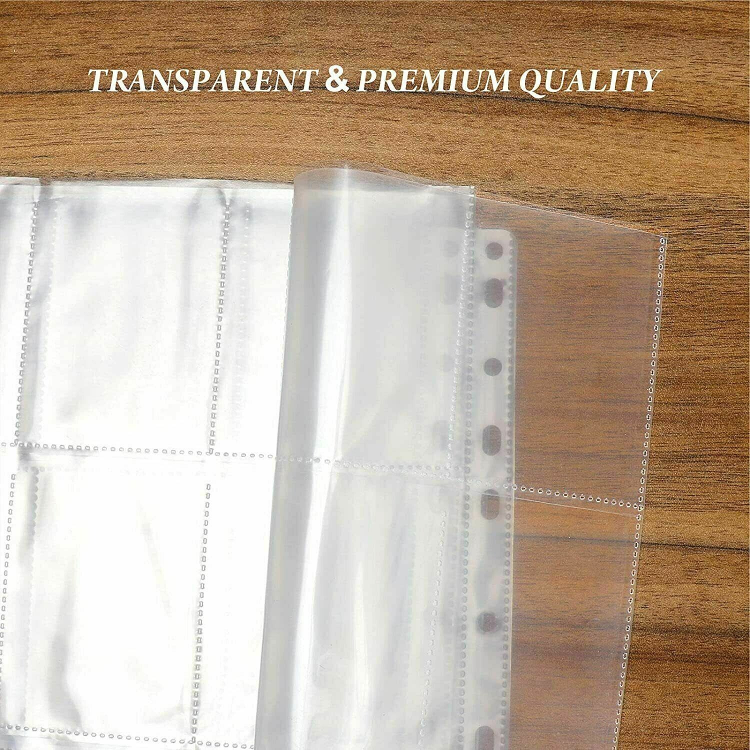 Trading Card Album Binder Protector Pages Sleeves 18 Pocket X 30 Sheets Baseball