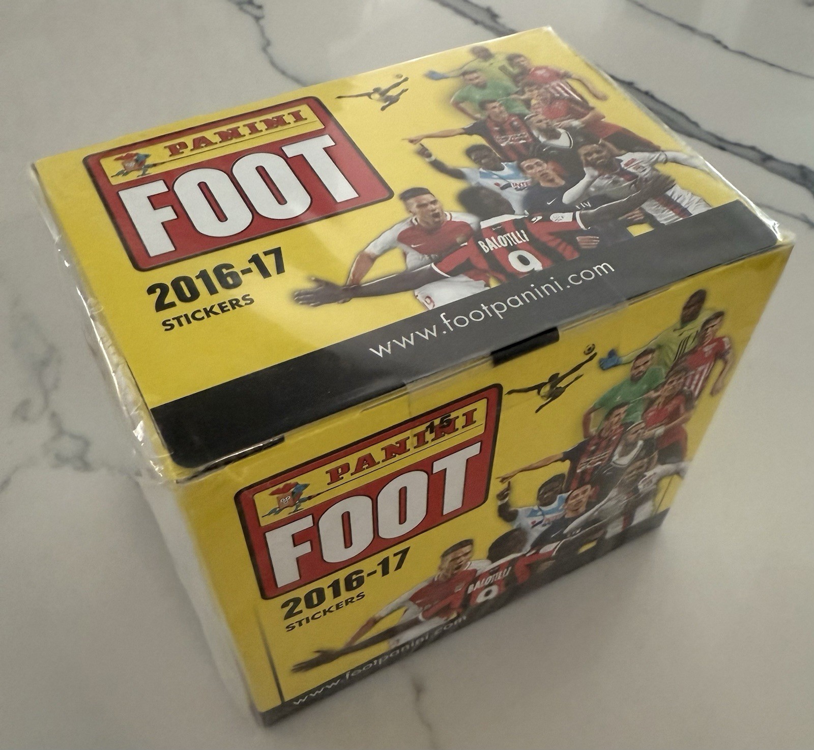 2016 Panini Foot 100 Pack, 500 Stickers Sealed, Mbappe Rookie year.