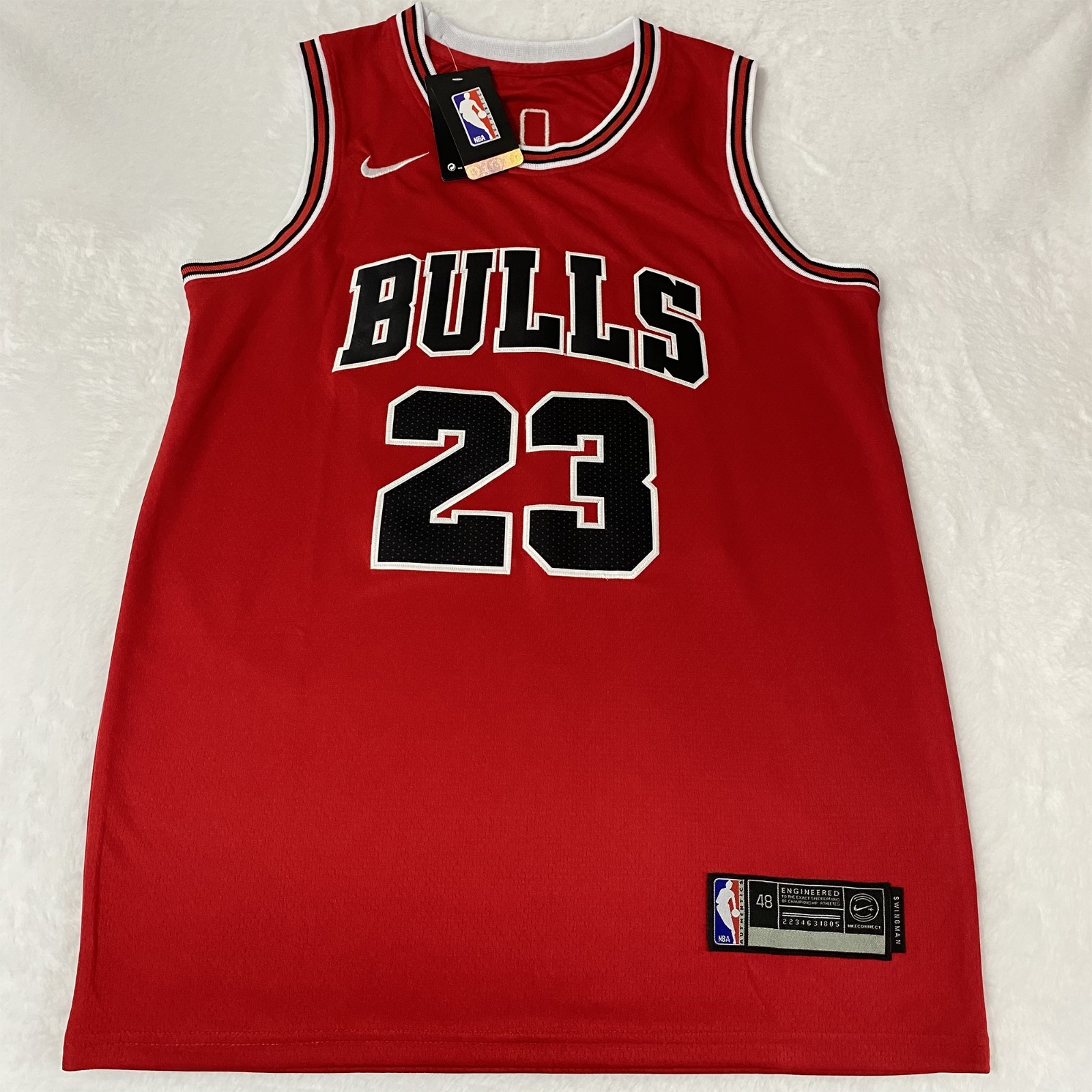 Michael Jordan #23. Red jersey. Sewn style. Fan jersey. Men’s. Sizes S-2XL
