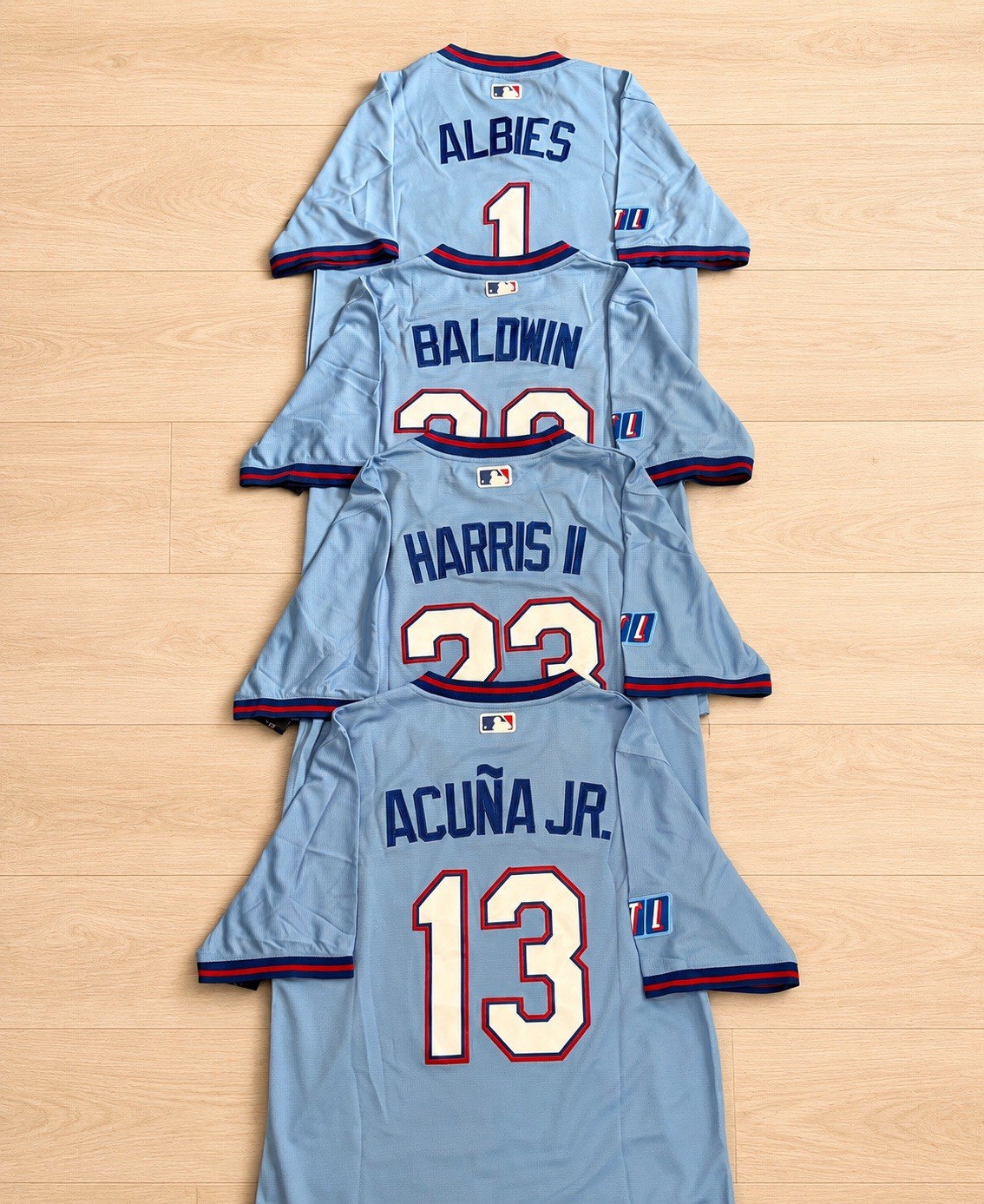 Baldwin/Acuna Jr./Harris II/ Albies Atlanta Braves City Connect Jerseys!