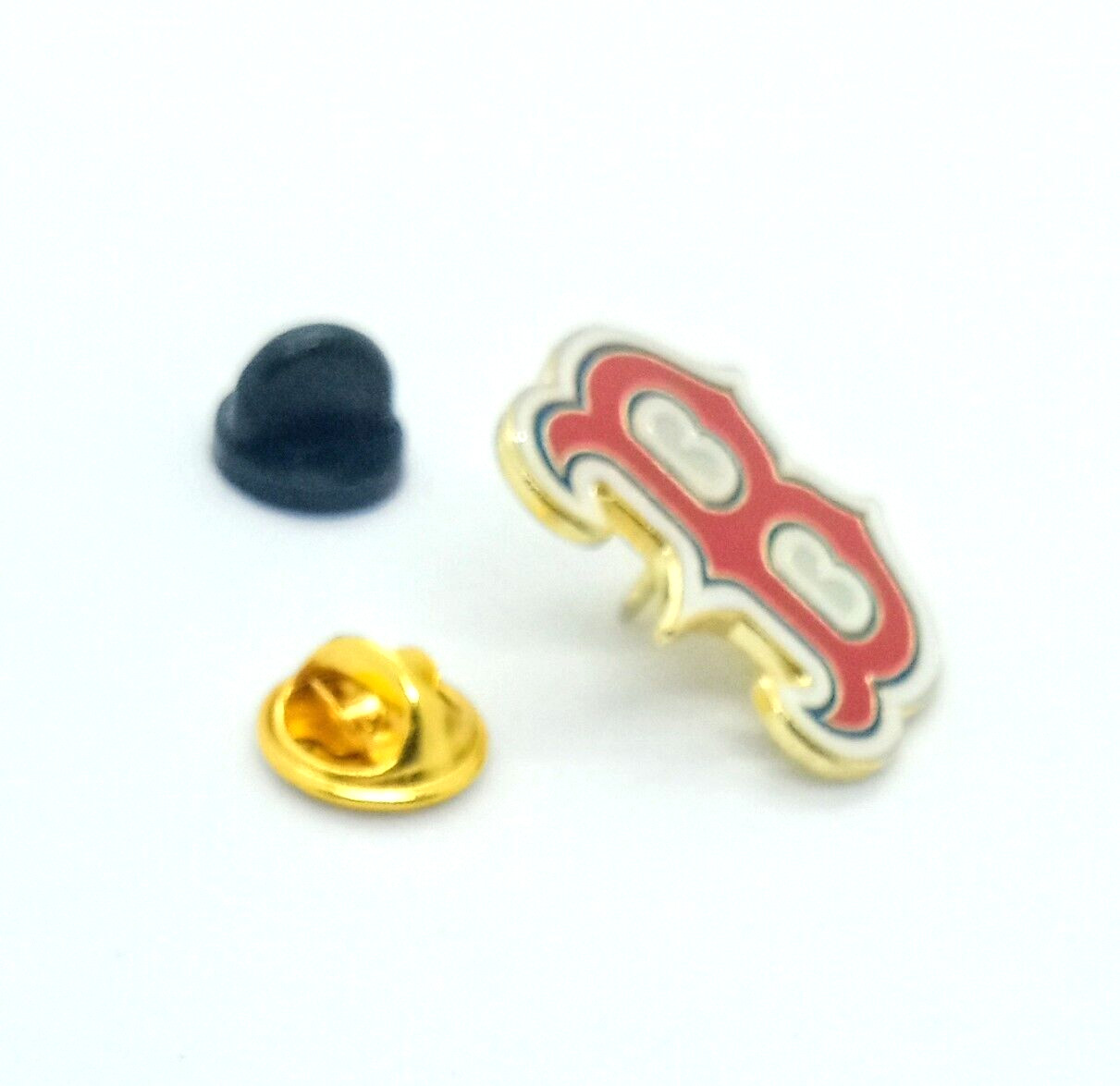 BOSTON RED SOX PIN (“B”) Baseball MLB Team Gift Enamel Hat Backpack Lapel Brooch