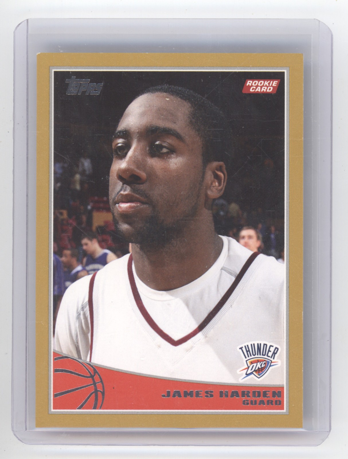 JAMES HARDEN 2009-10 TOPPS GOLD #319 ROOKIE /2009 RC THUNDER Q1887
