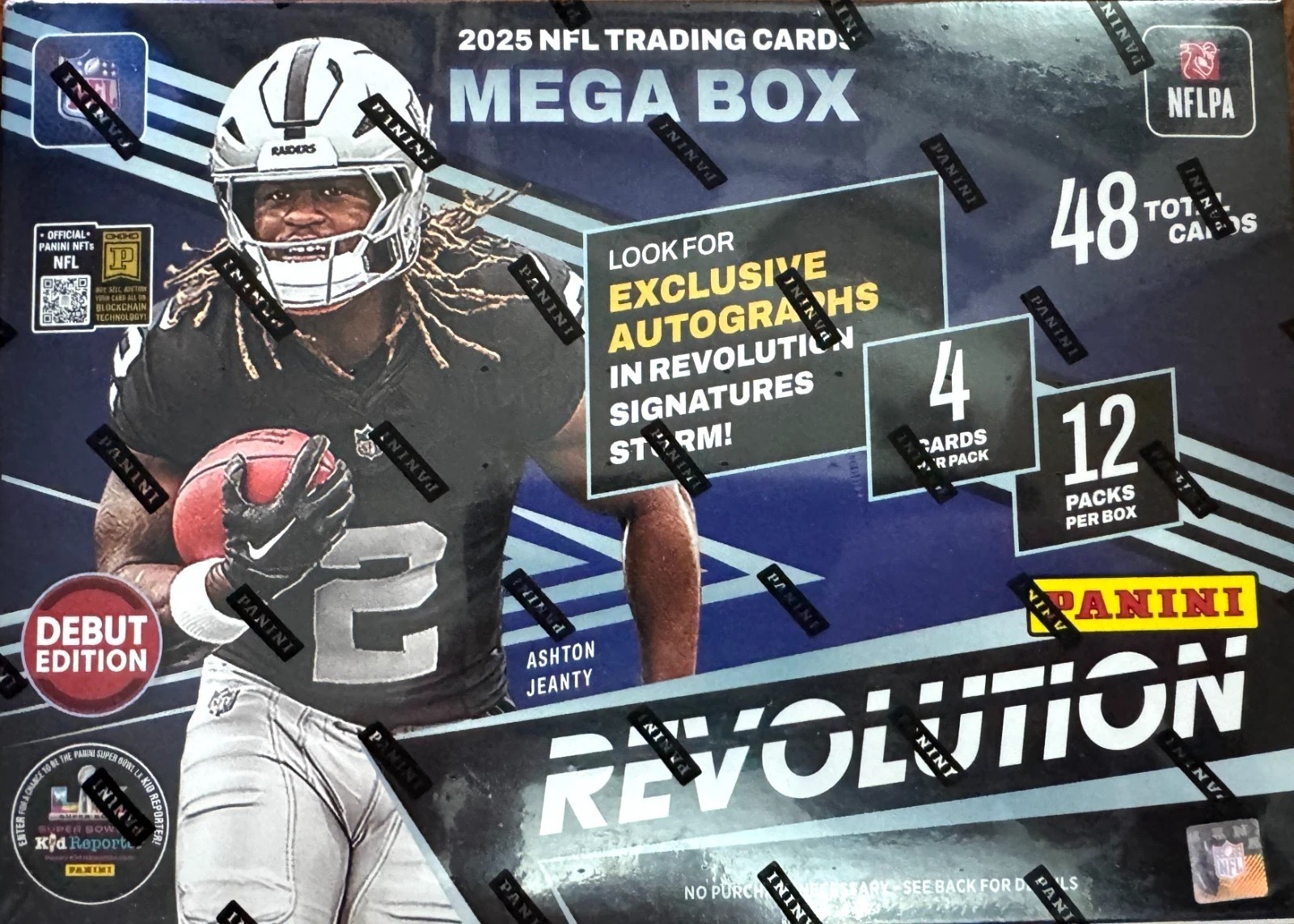 2025 Panini Revolution *NFL Trading Cards* *Mega Box*