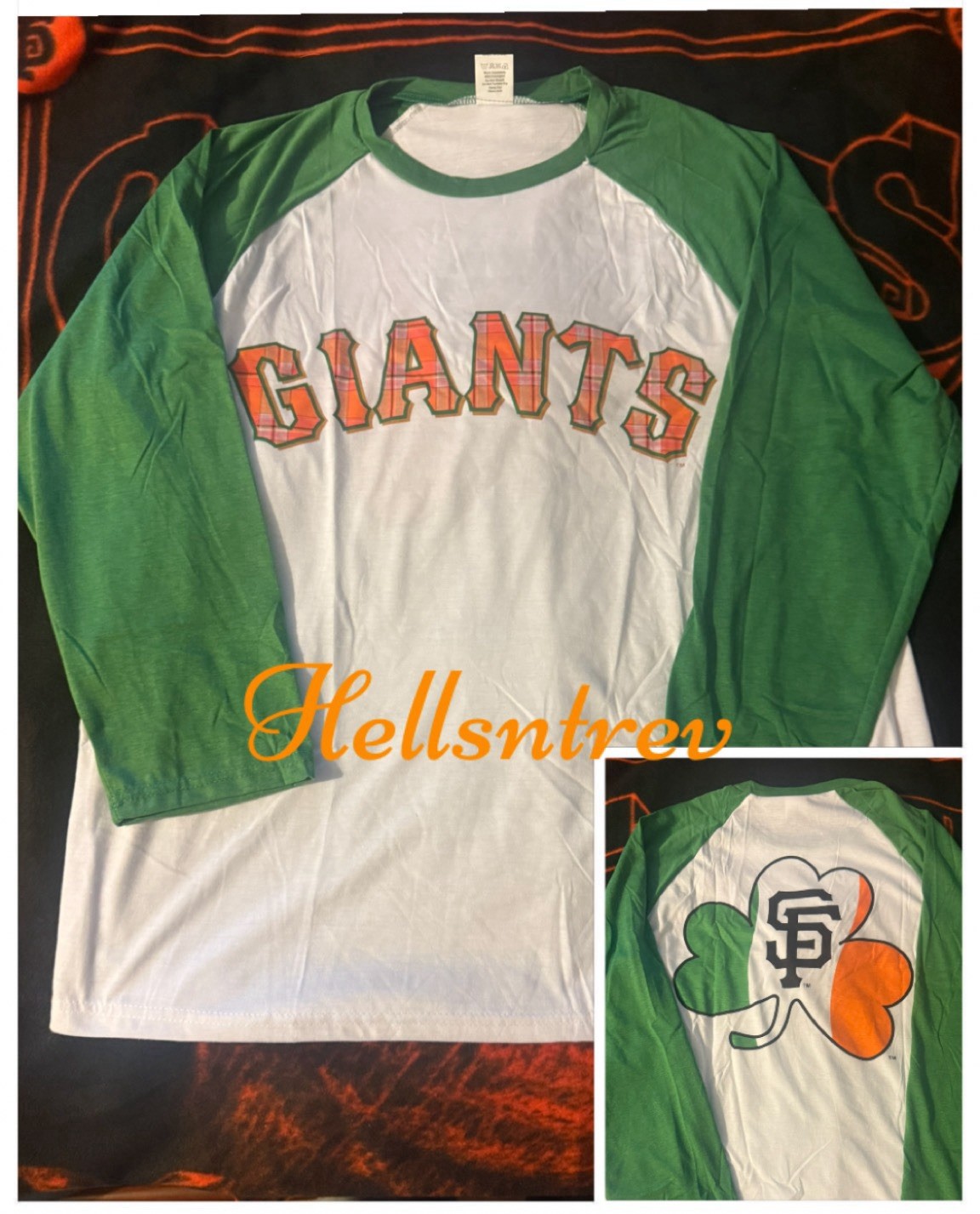 San Francisco Giants Irish Heritage Night Baseball T SZ. S-XL 6/24/26